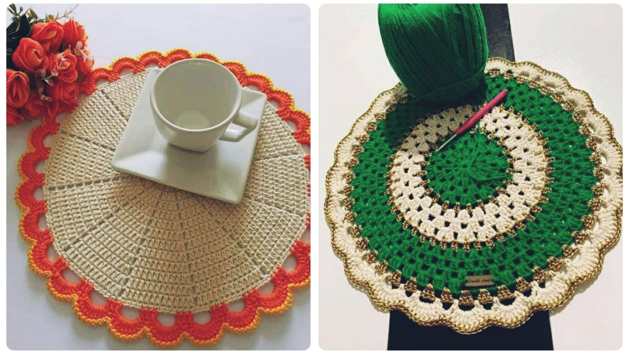 Sousplats de Crochê que Mais Vendem: Modelos DIY Para Mesa Posta com Estilo