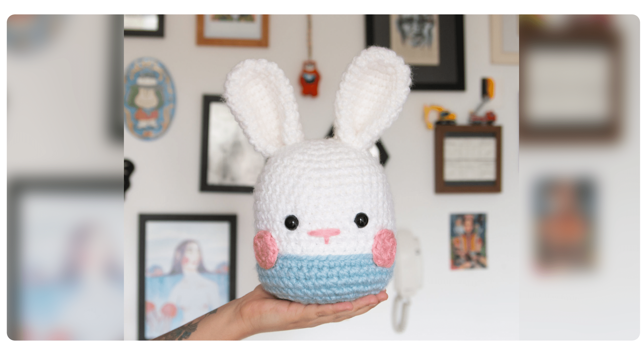Receita de Amigurumi de Crochê: Coelho Bolota, Um Encanto em Fios