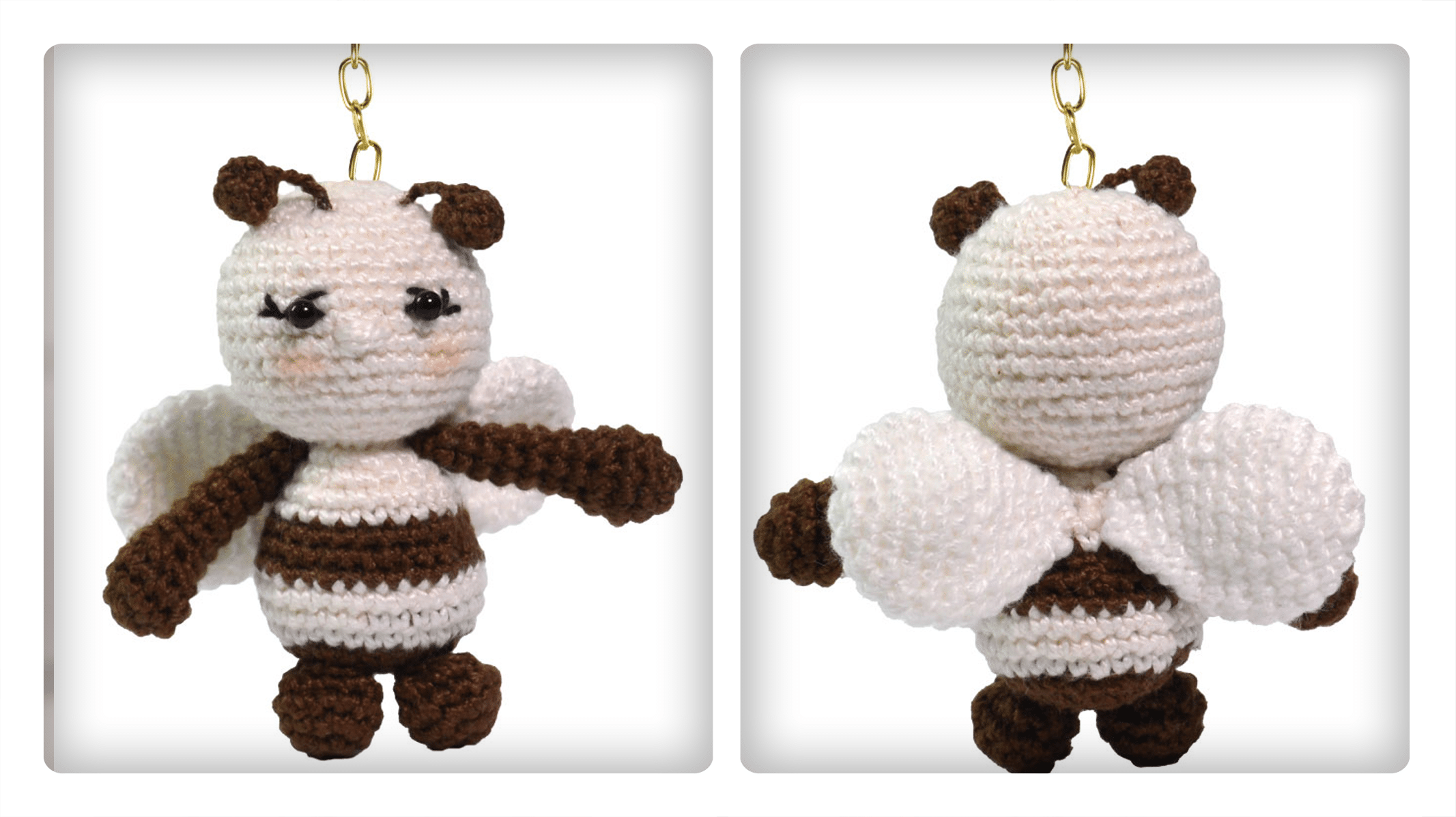 Receita de Chaveiro Amigurumi de Crochê Abelha: Doçura e Charme em um Pequeno Detalhe