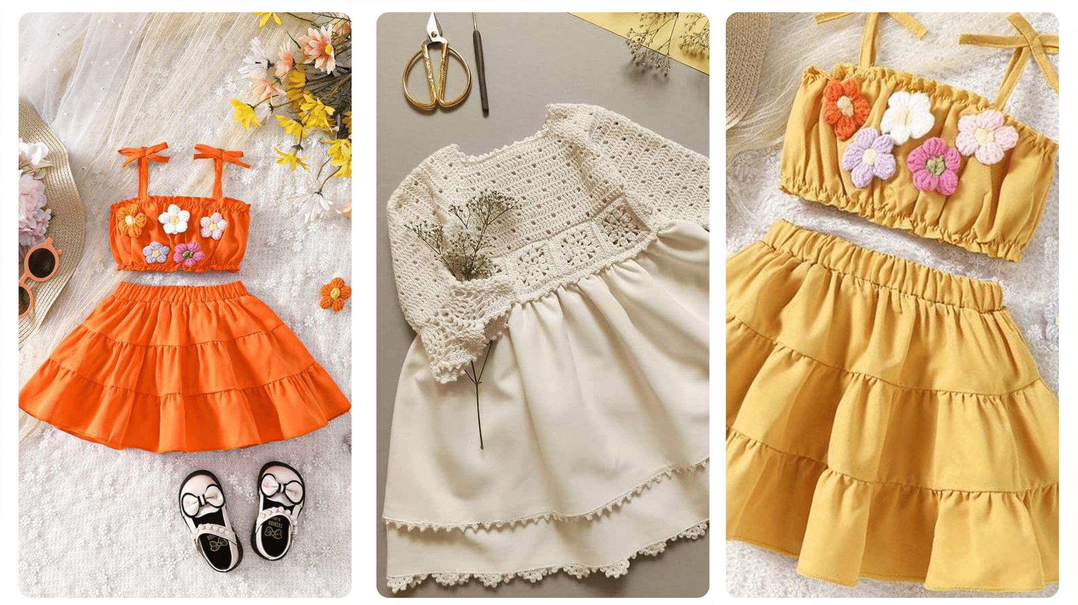 Vestidos de Crochê Infantil: Charme e Conforto para as Pequenas Fashionistas!