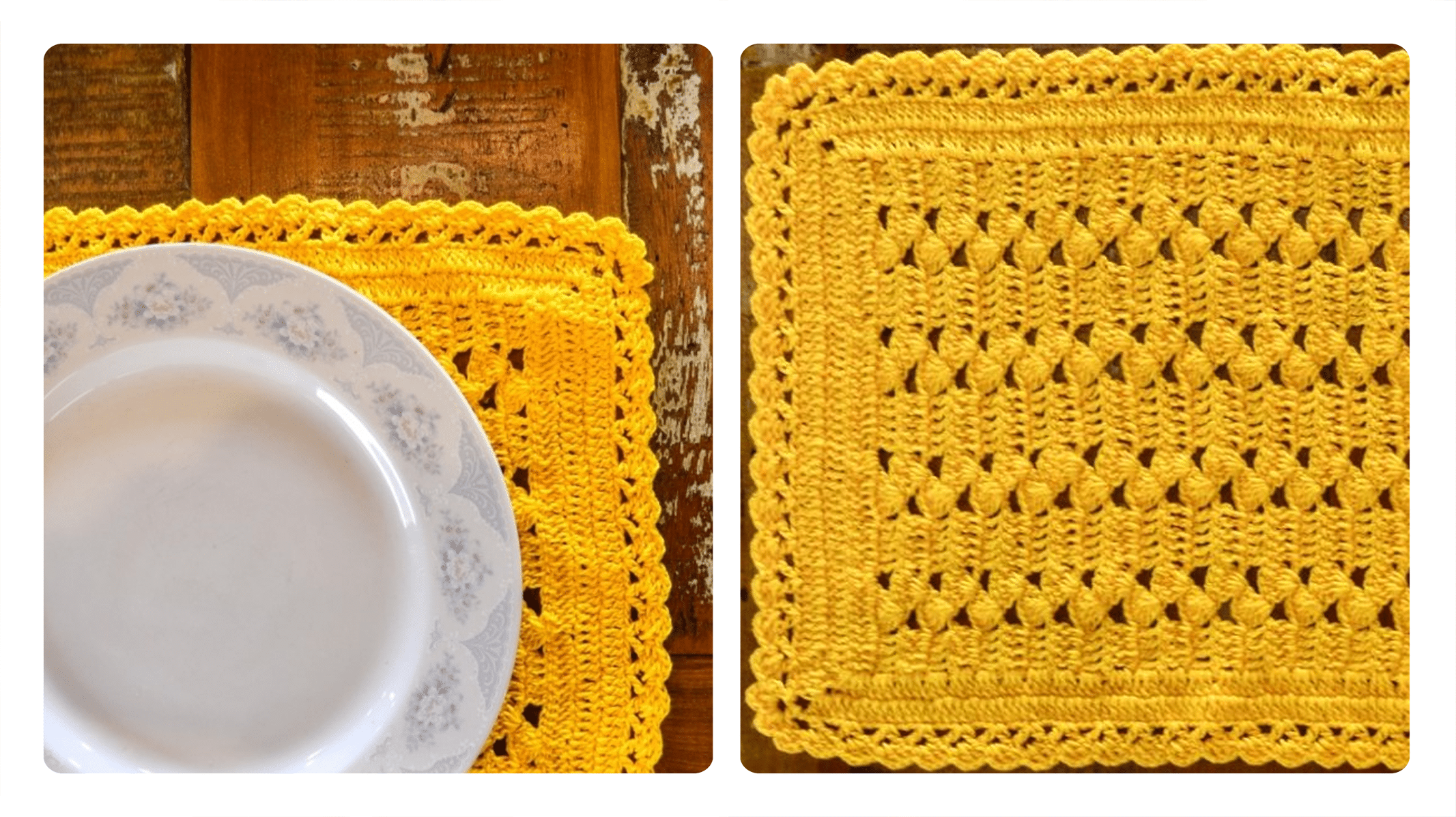 Receita de Jogo Americano Glamour de Crochê: Elegância e Sofisticação para sua Mesa!