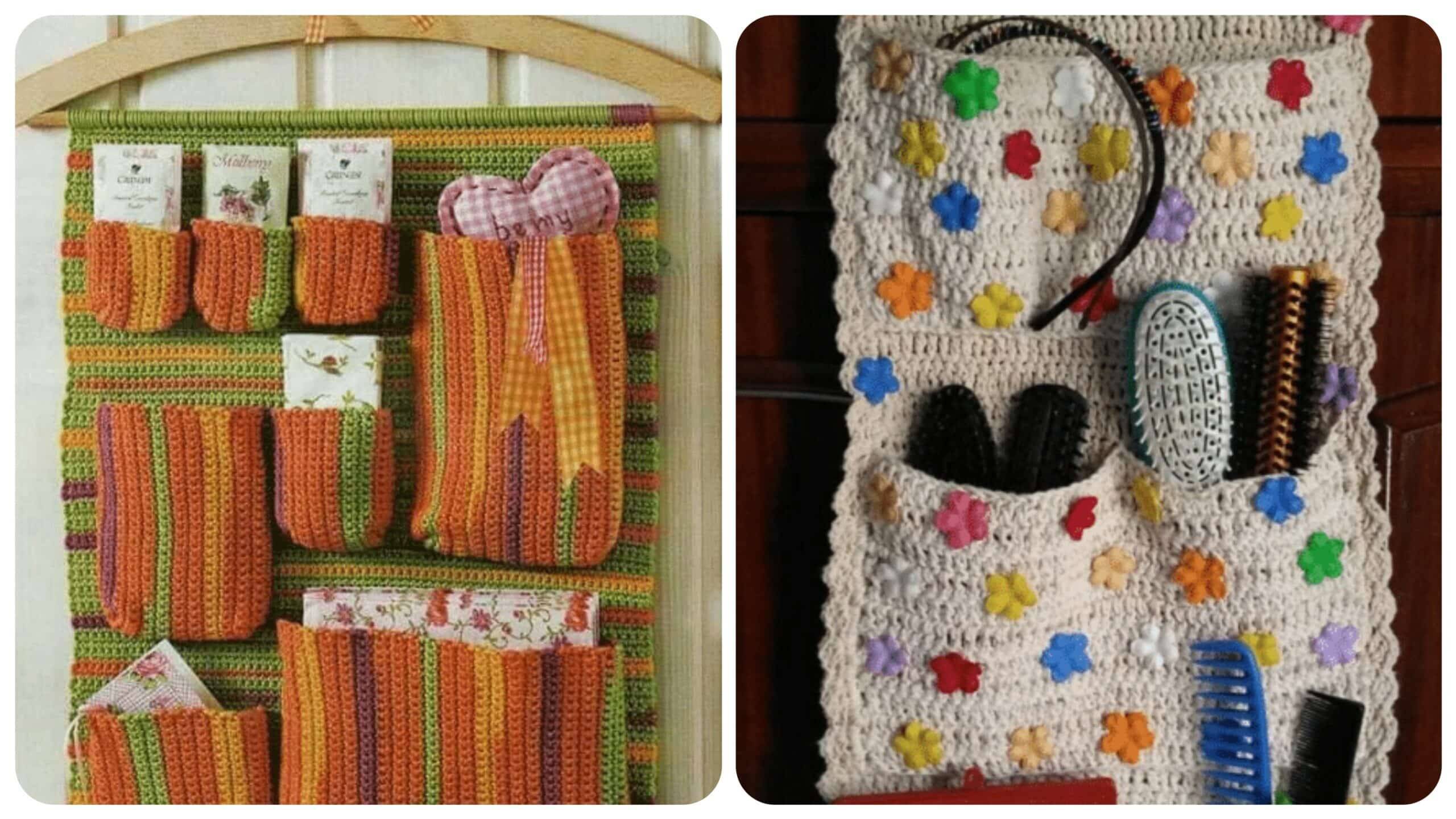 15 Ideias Fantásticas de Organizadores de Crochê para Deixar Sua Casa Mais Charmosa