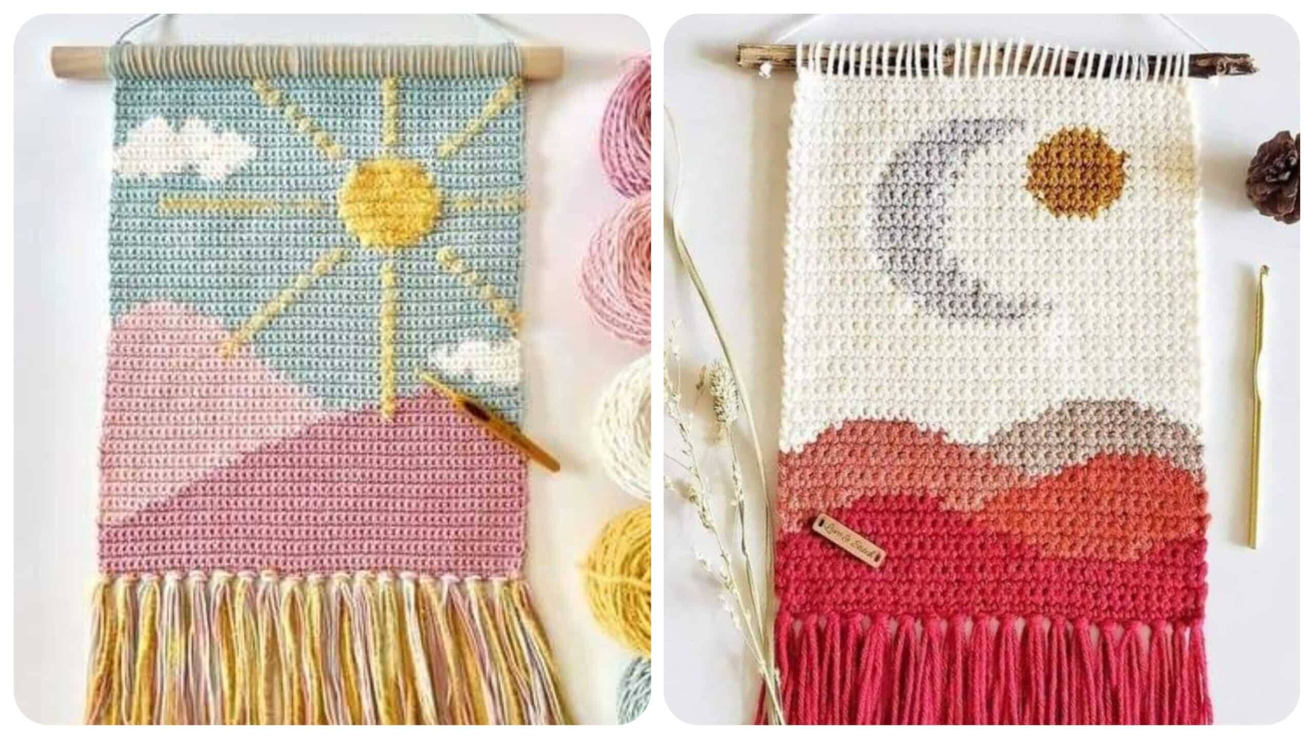Flâmulas em Crochê com Ponto Conduzido: Um Festival de Cores e Criatividade