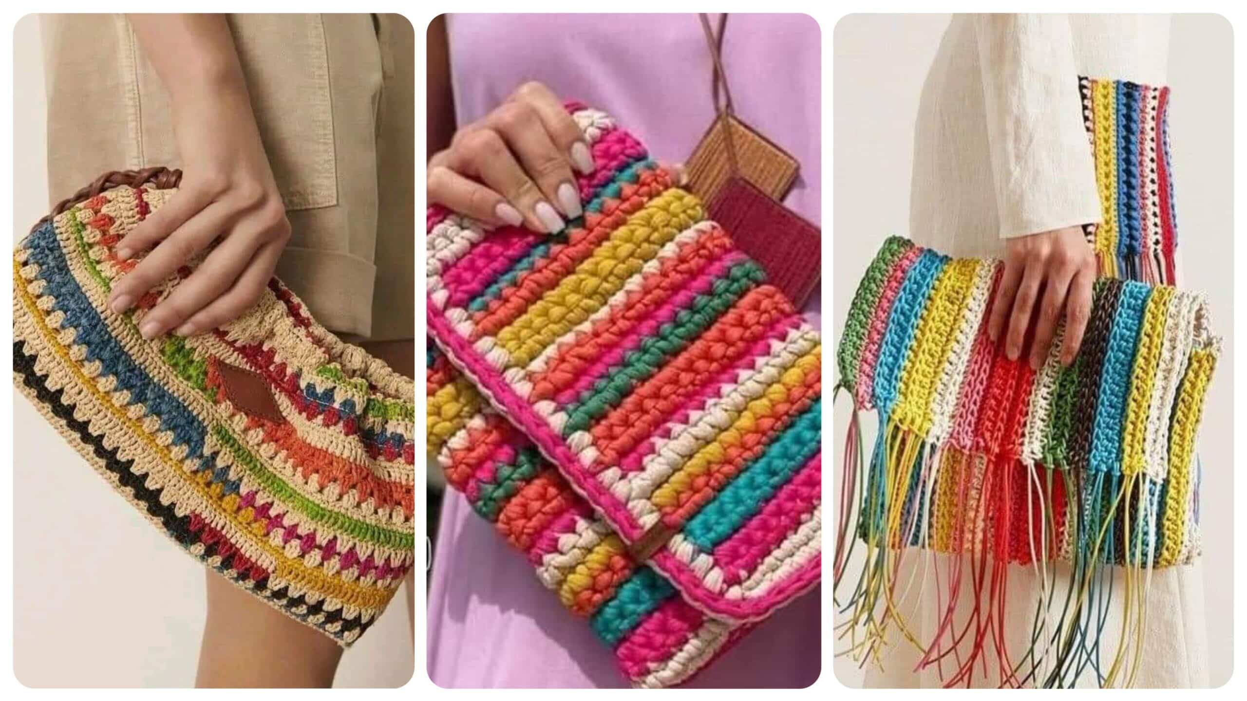 Desvendando a Elegância Artesanal: Clutchs em Crochê