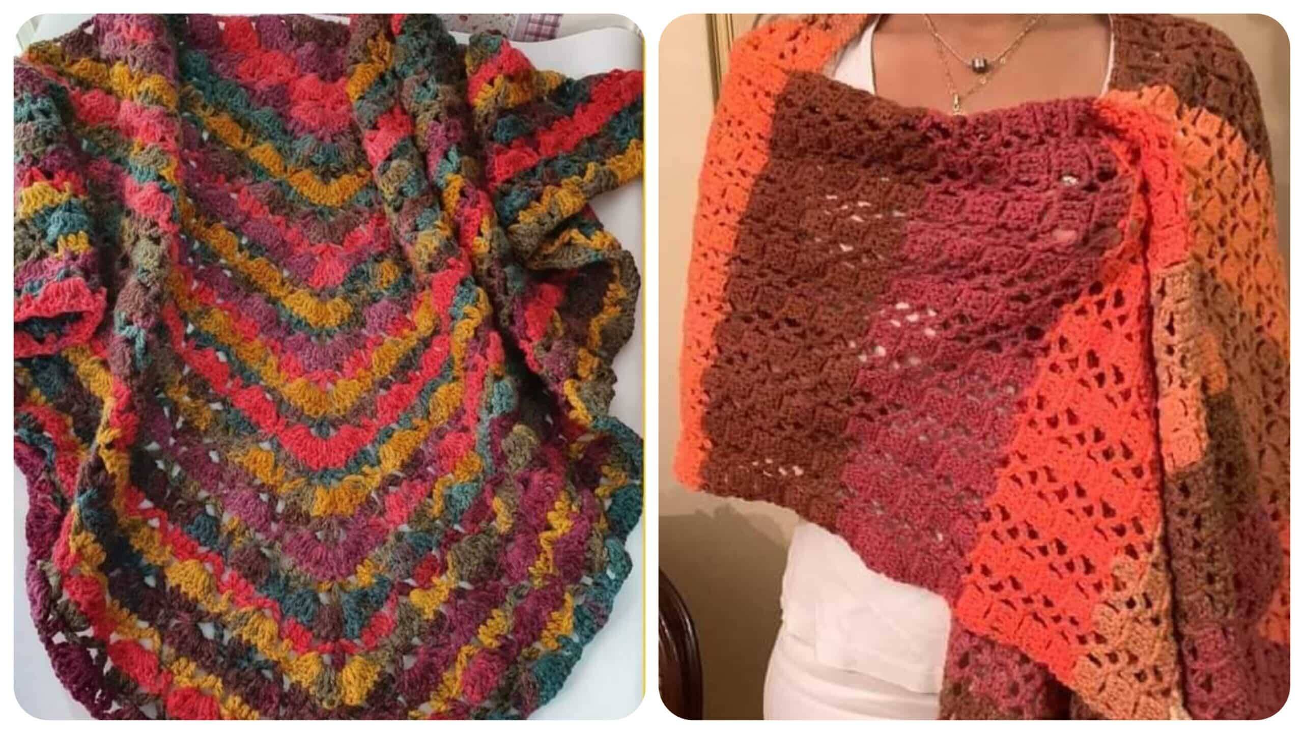 Explorando a Elegância e Versatilidade: Cachecóis e Xales em Crochê