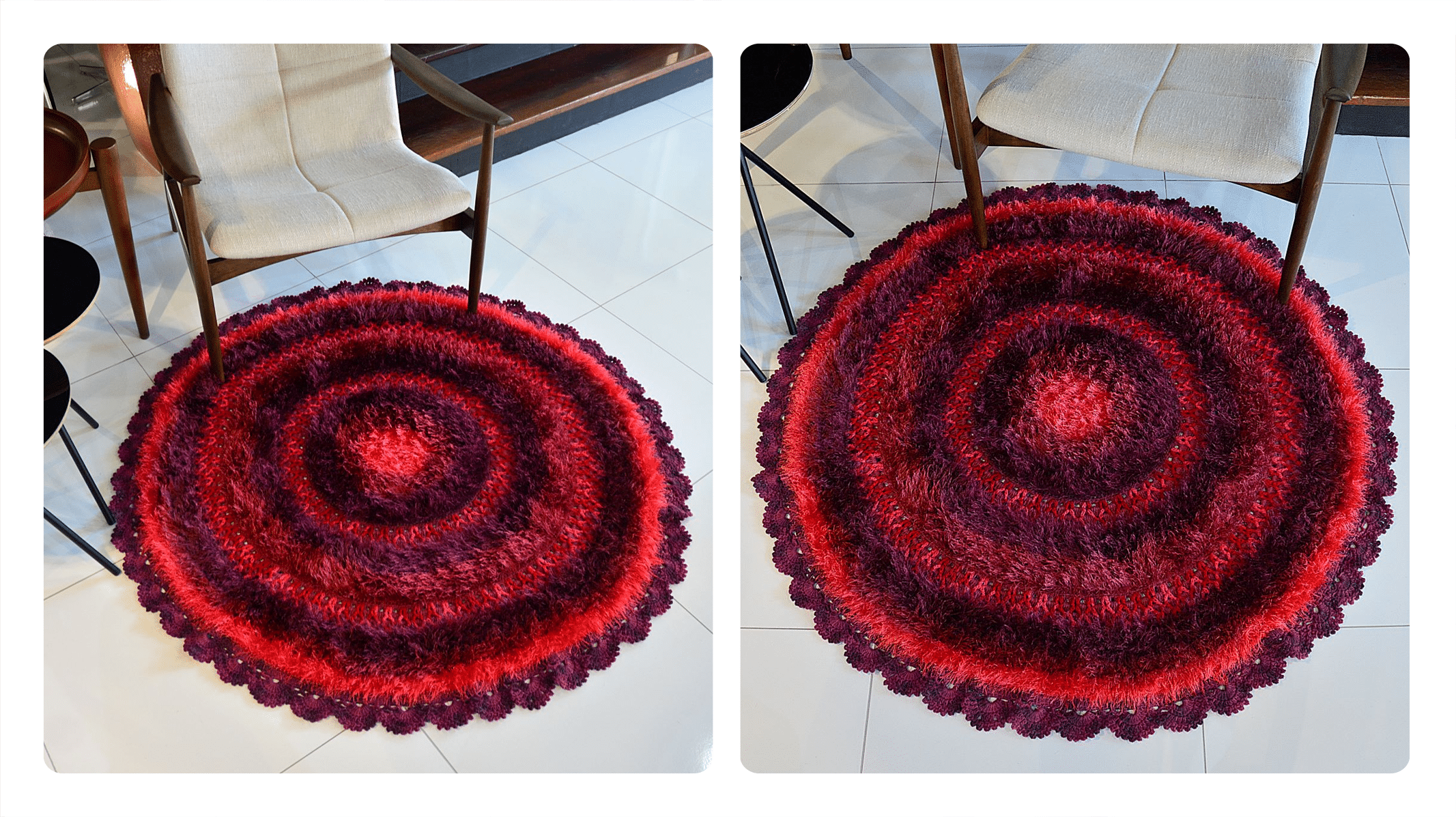 Receita Tapete de Crochê Ameixa: Elegância e Conforto para o Seu Lar