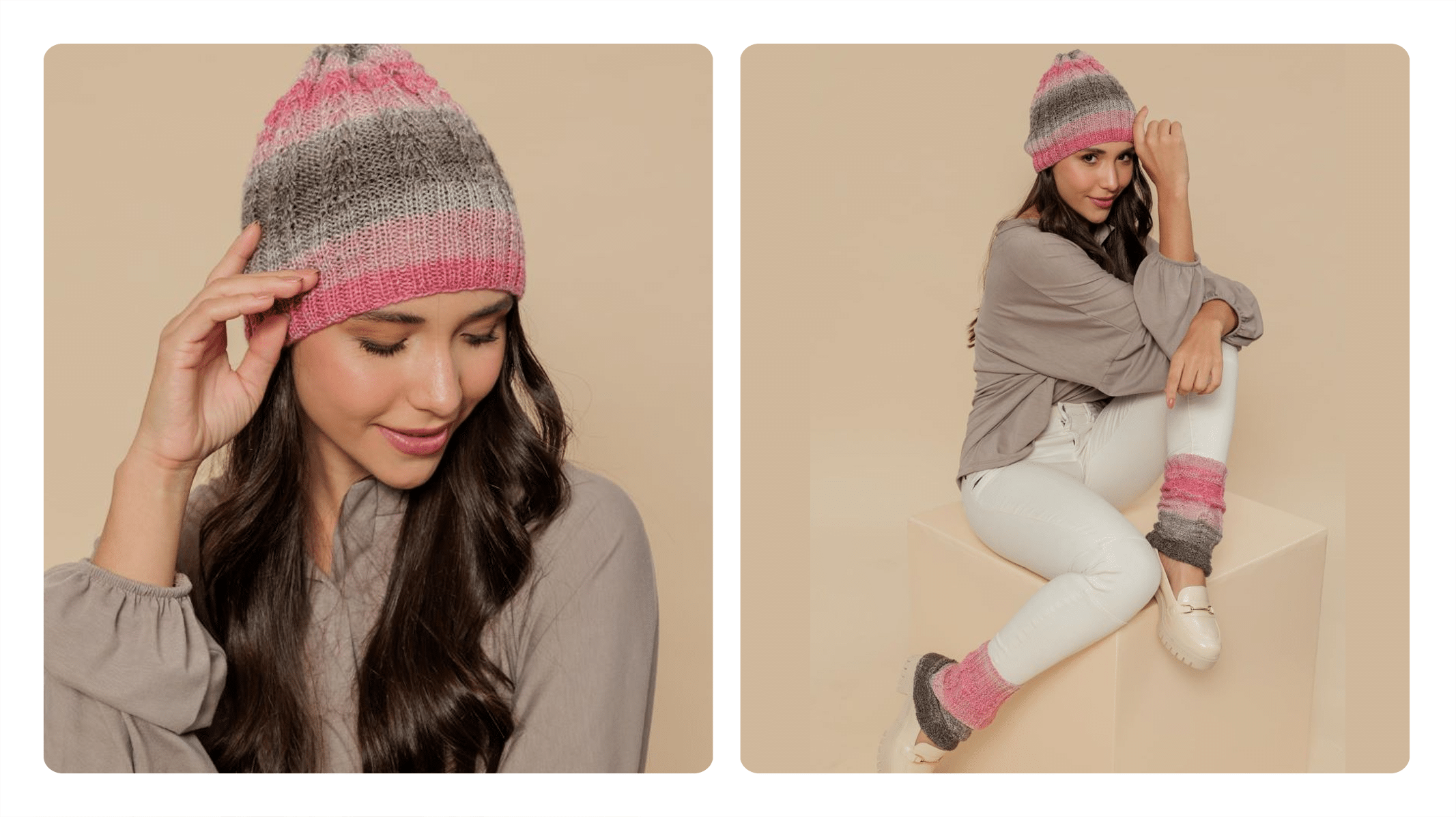Gorro e Polaina de Tricô com Passo a Passo: Elegância e Conforto para os Dias Frios