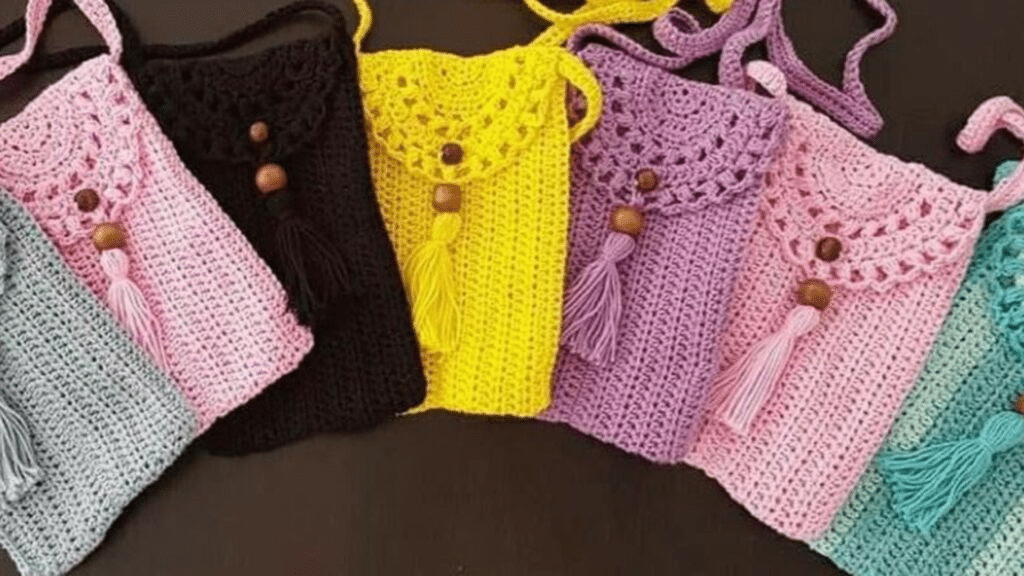Bolsinhas de Crochê Simples: Praticidade e Estilo em um Acessório Artesanal