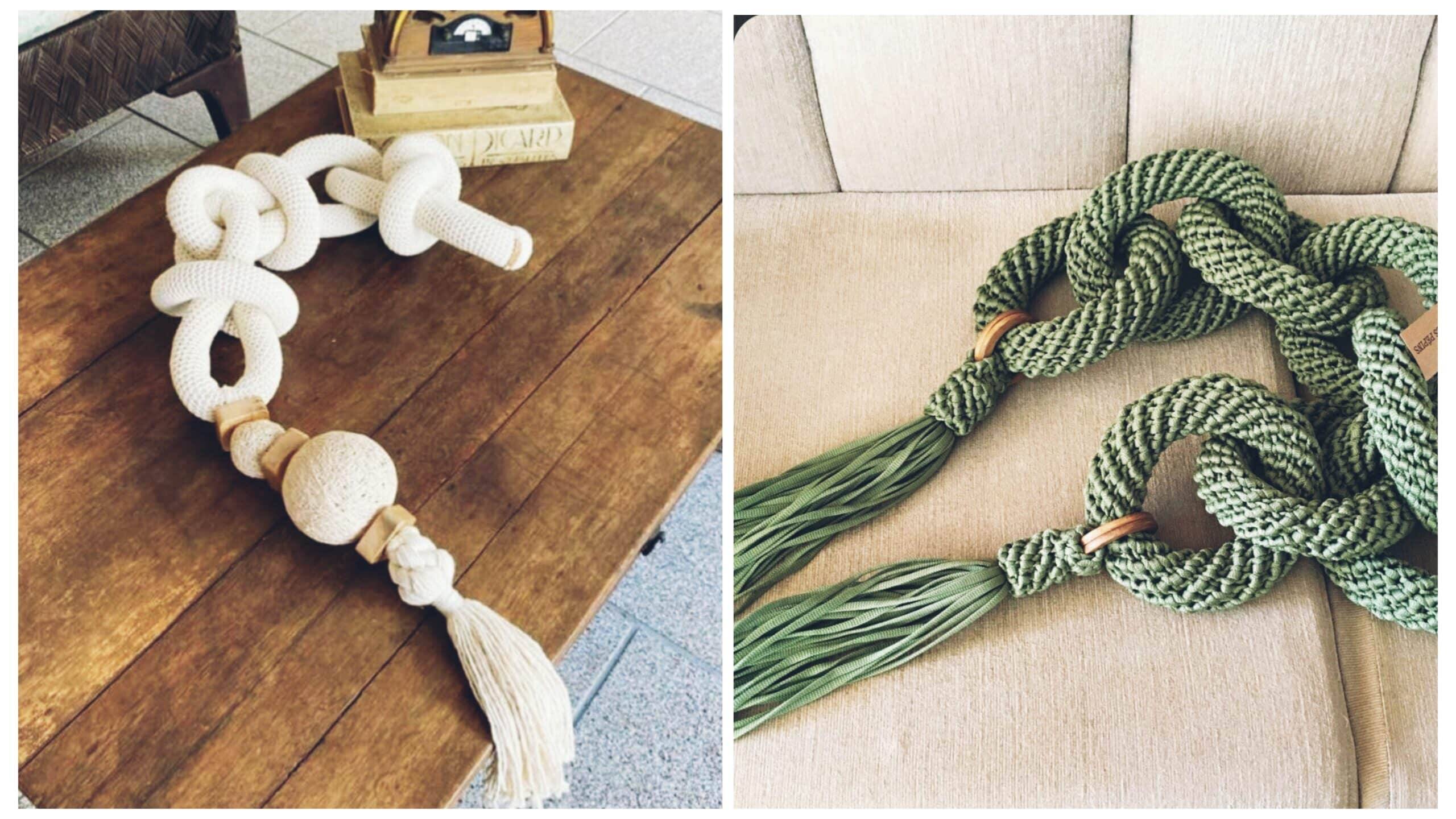 Decoração de Interiores: Como Fazer Colares de Crochê para Iniciantes