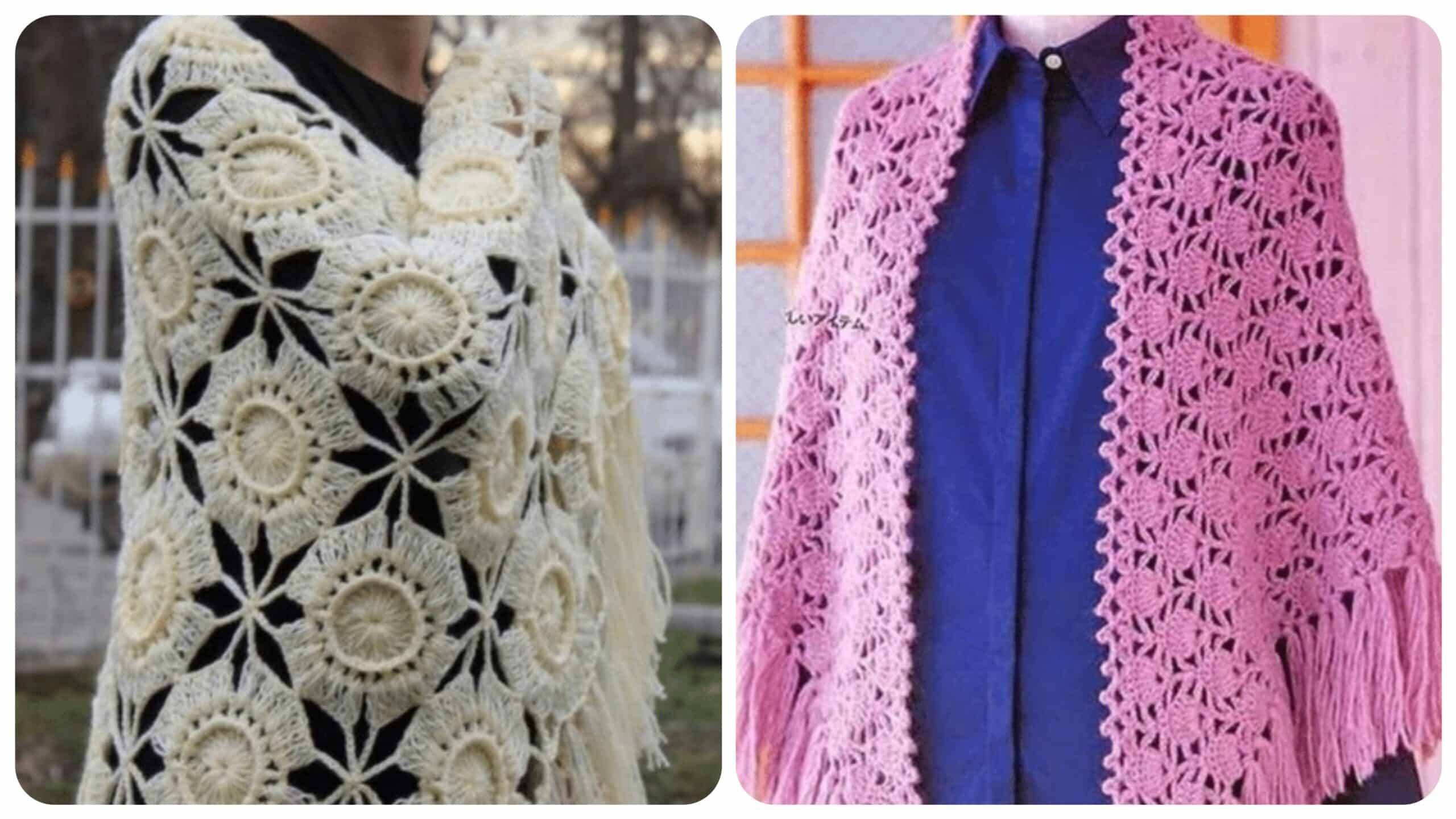 Xales de Crochê Triangular com Gráficos Grátis: Elegância e Versatilidade em Cada Ponto