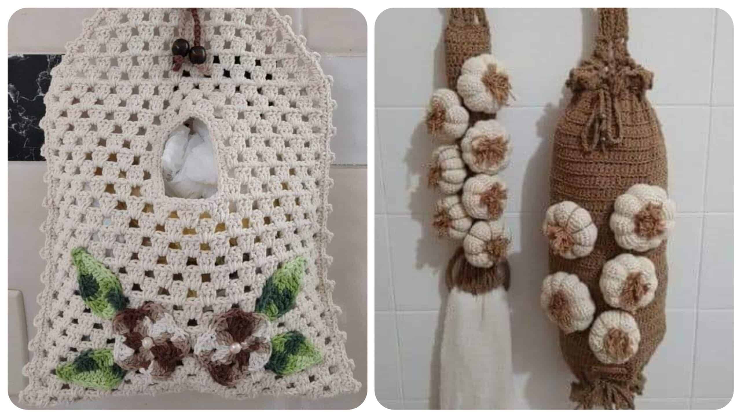 Explorando a Praticidade e o Encanto dos Puxa-Sacos em Crochê: Um Toque Artesanal na Organização Doméstica