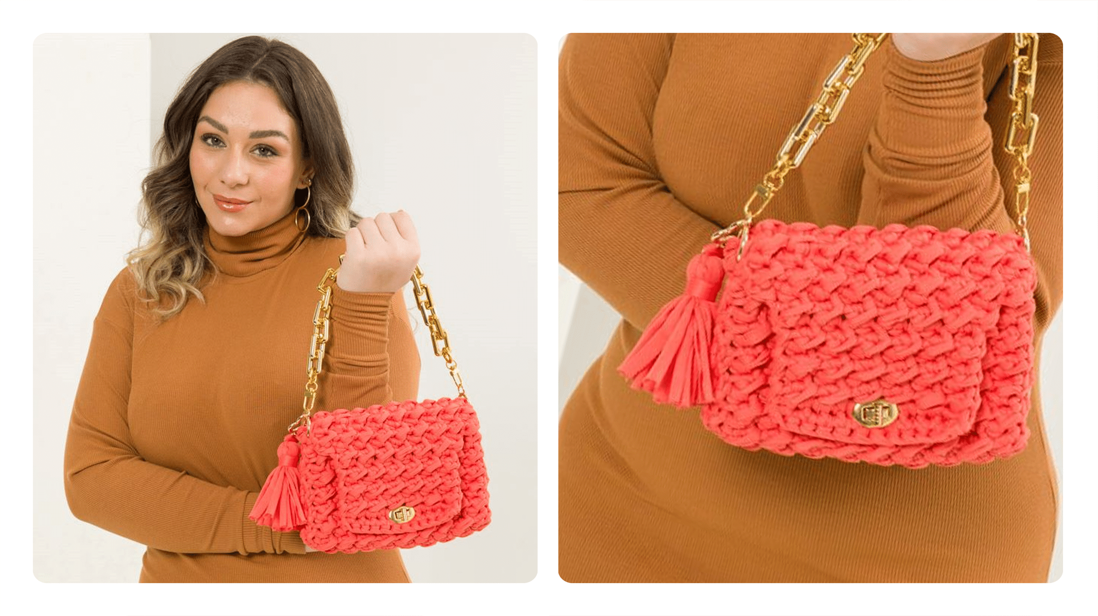 Receita Bolsa de Crochê Romance