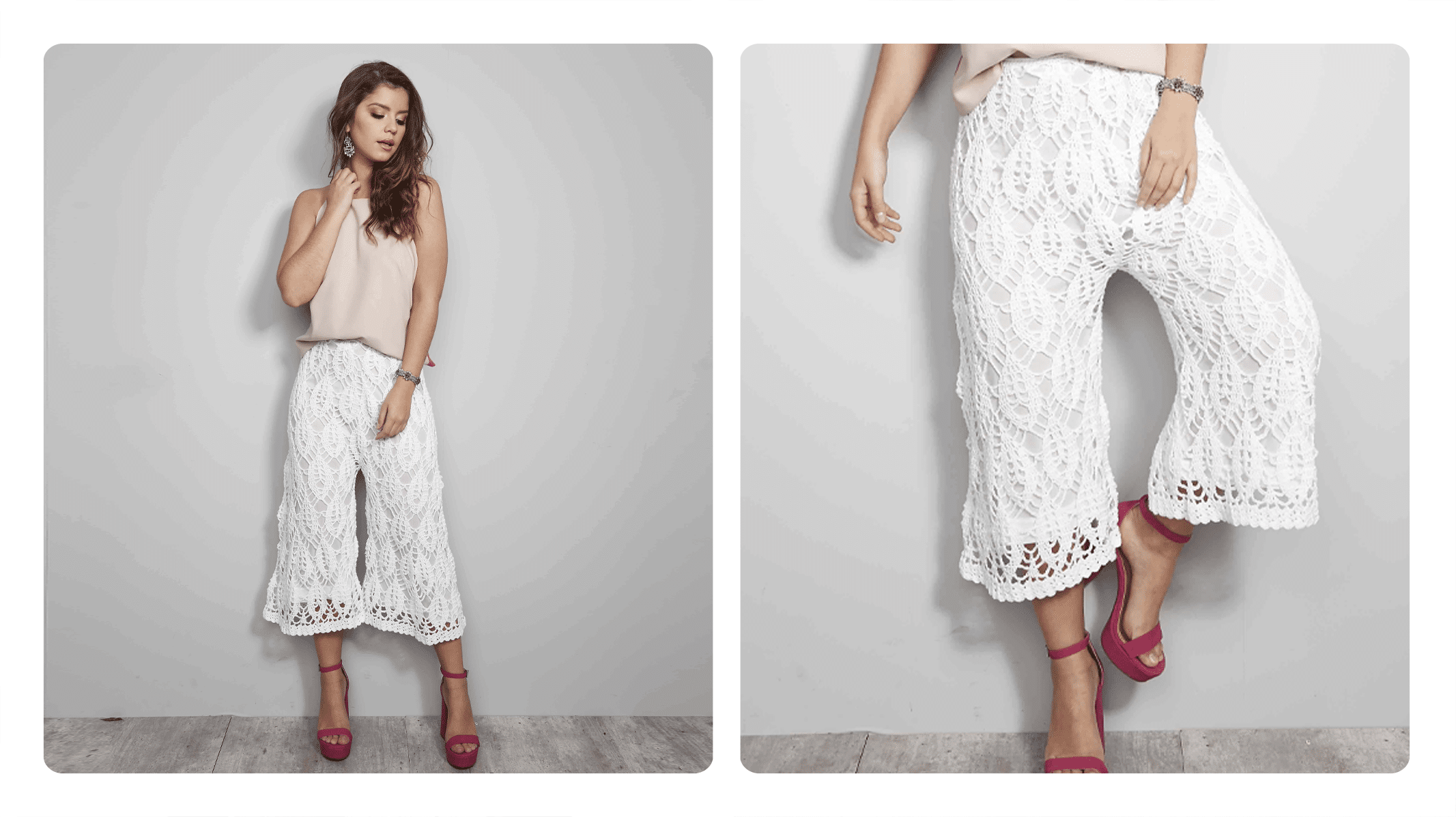 Receita Calça de Crochê Pantacourt: Elegância e Conforto em Cada Ponto
