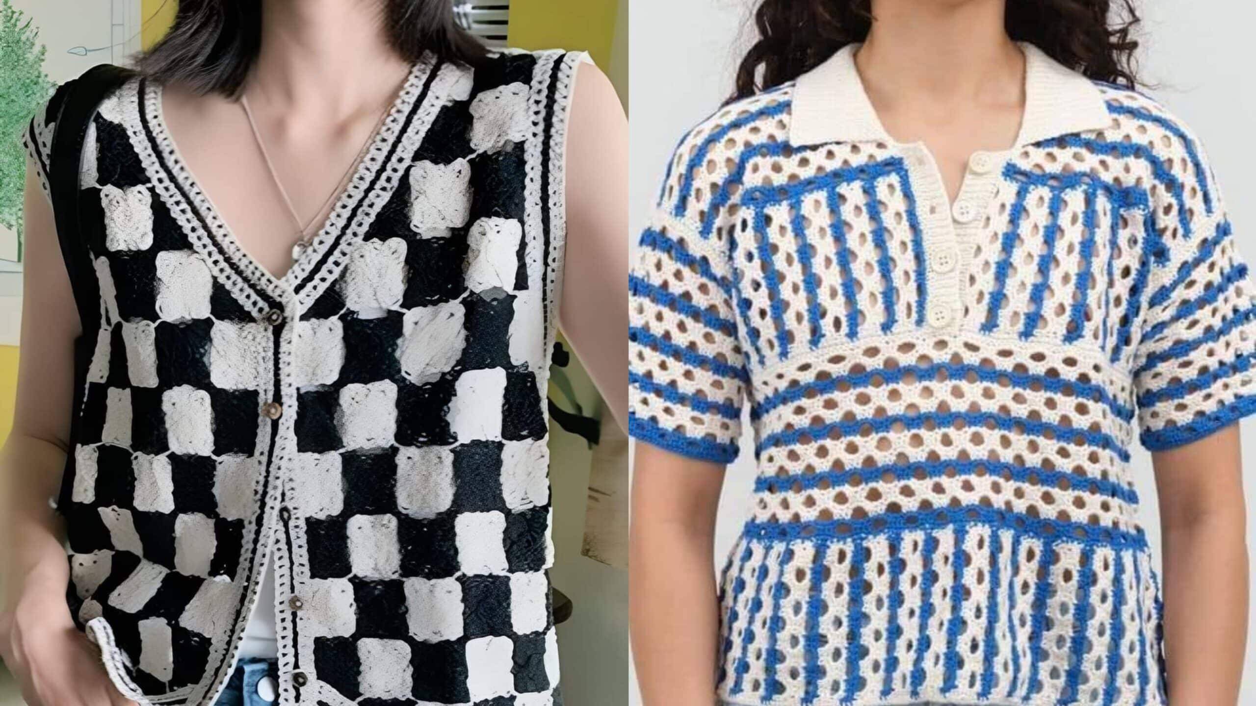 Desvendando a Magia das Blusas Artesanais: Crochê e Tricô na Moda Contemporânea