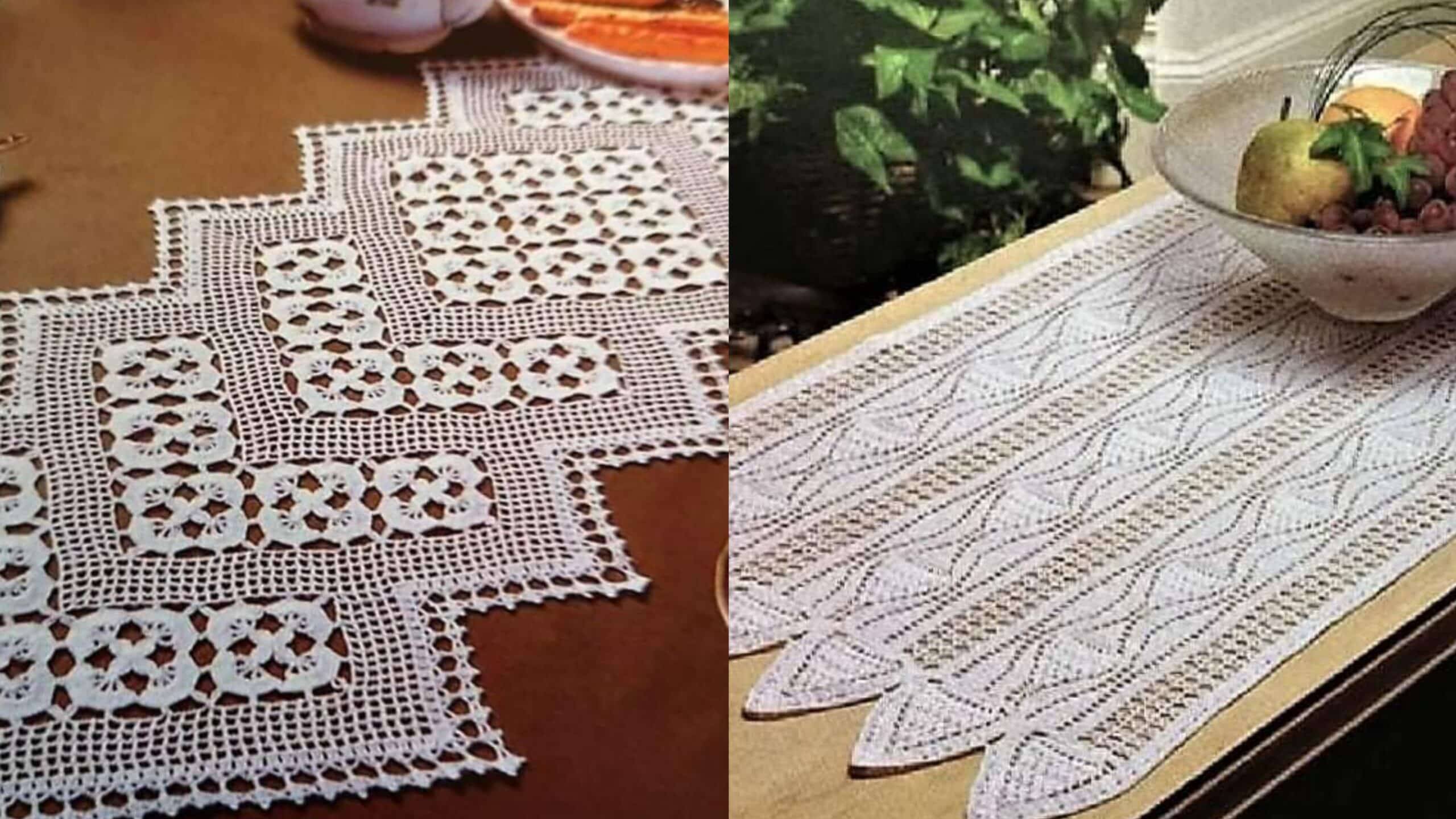 13 Trilhos de Mesa em Crochê: Clássicos e Modernos para Qualquer Decoração