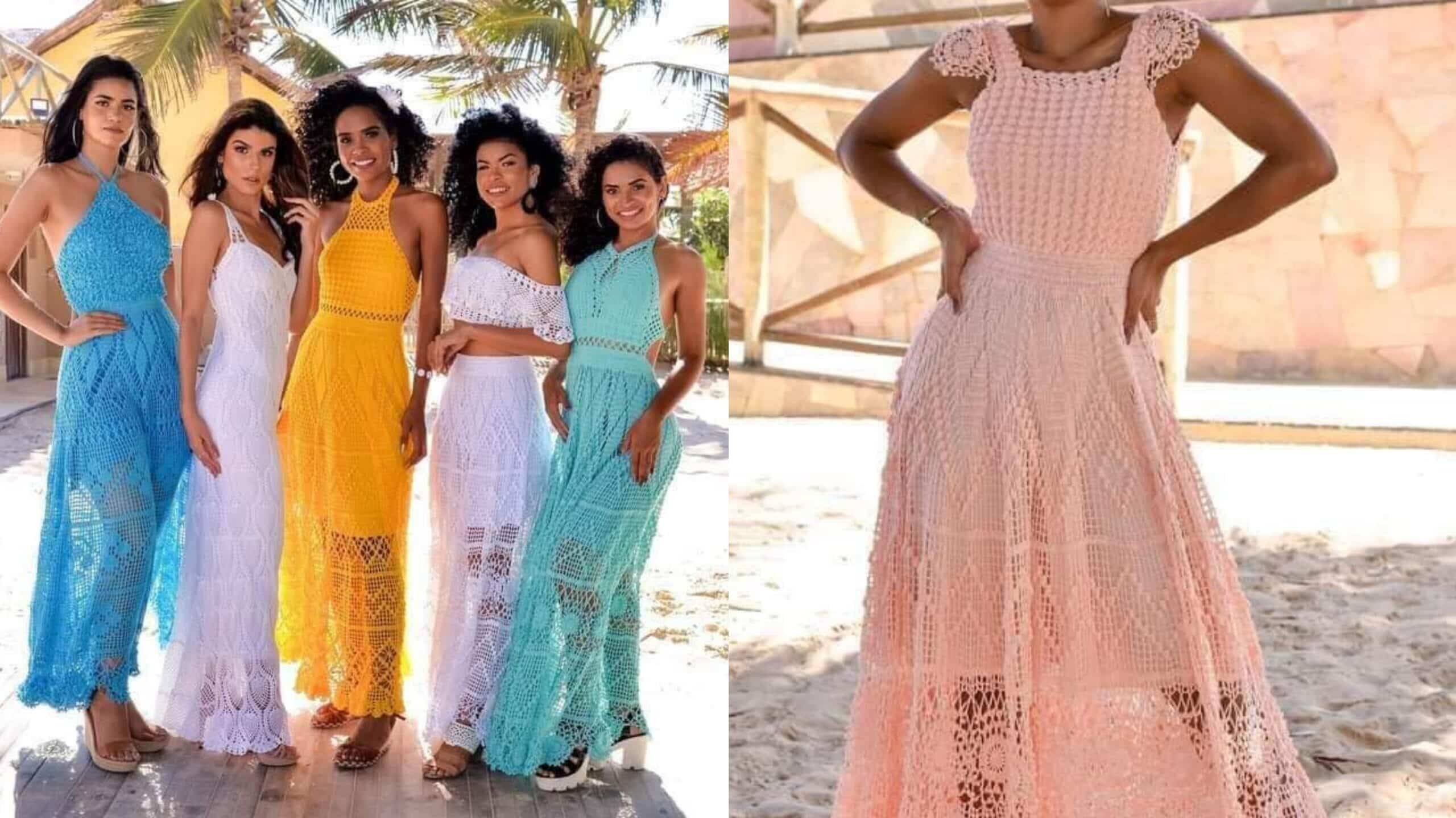 Vestidos de Crochê para Madrinhas com Padrões Grátis: Elegância e Exclusividade para Casamentos