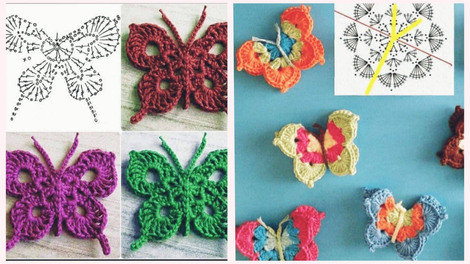 Borboletas de Crochê: Encanto e Criatividade em Cada Detalhe