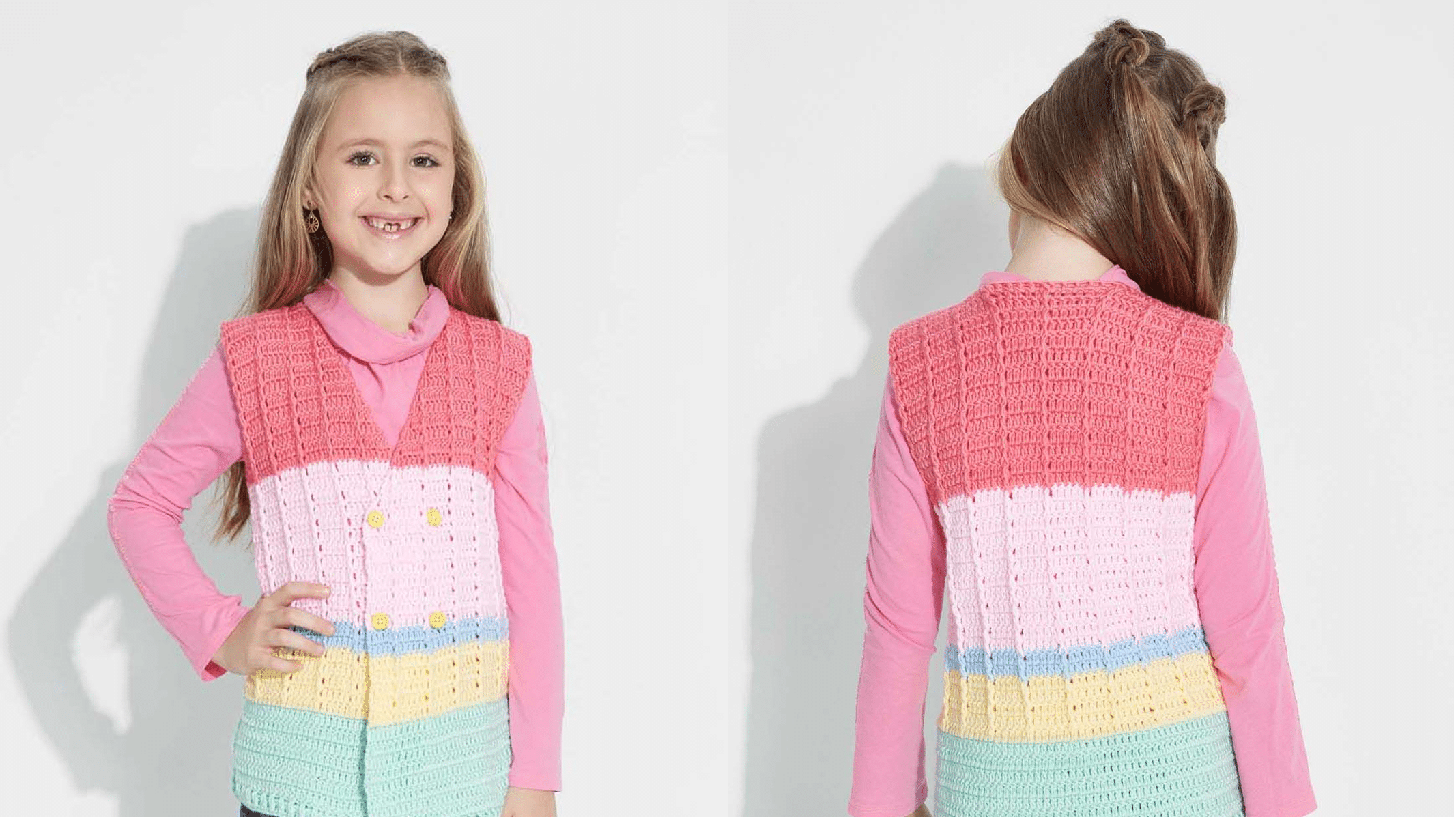 Receita Colete de Tricô Infantil Colorido: Alegria e Conforto para os Pequenos