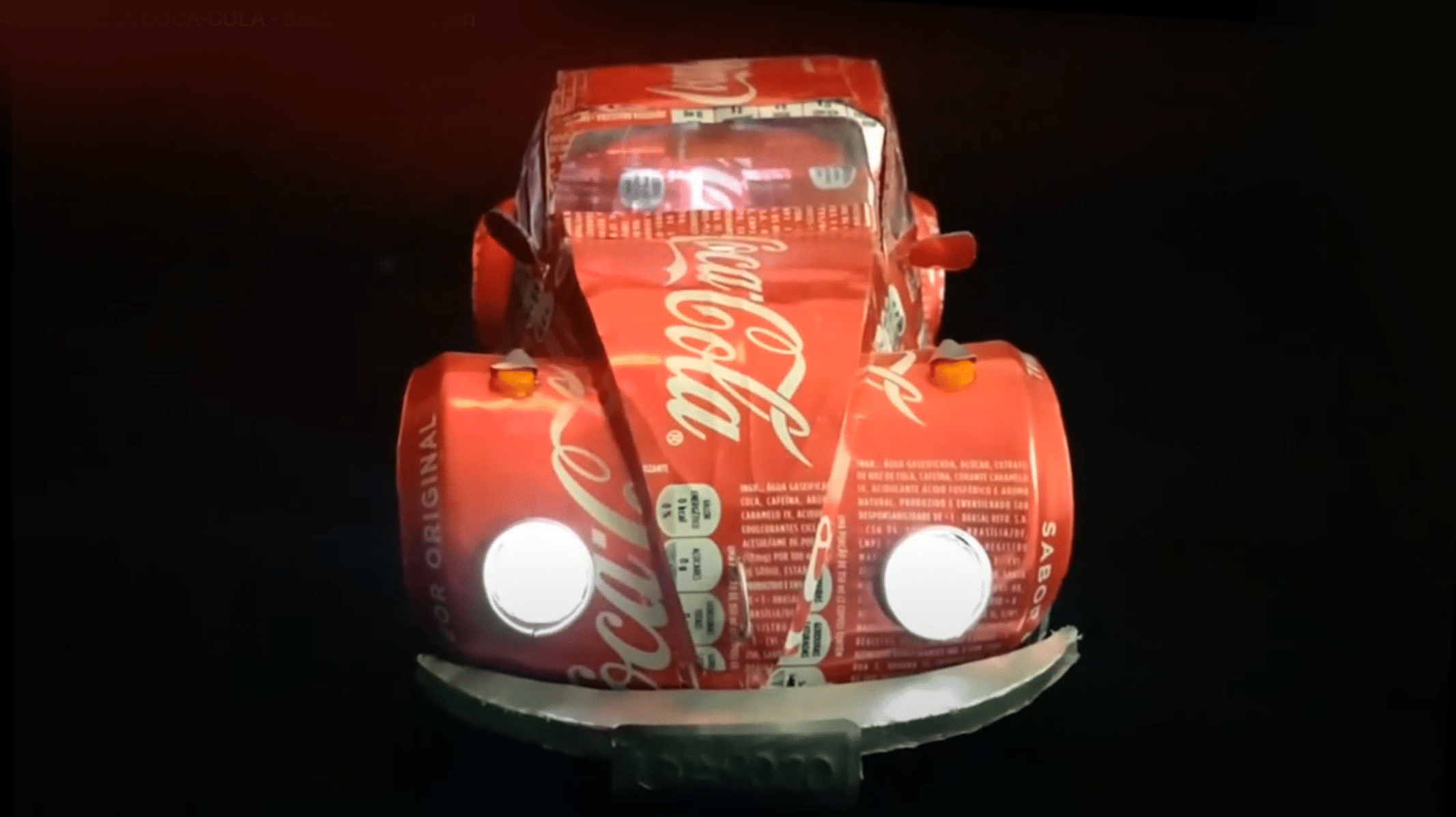Veja Como Fazer Um Fusca Feito de Latinha de Coca-Cola: A Arte Excepcional do Canal Luc Artes BR!