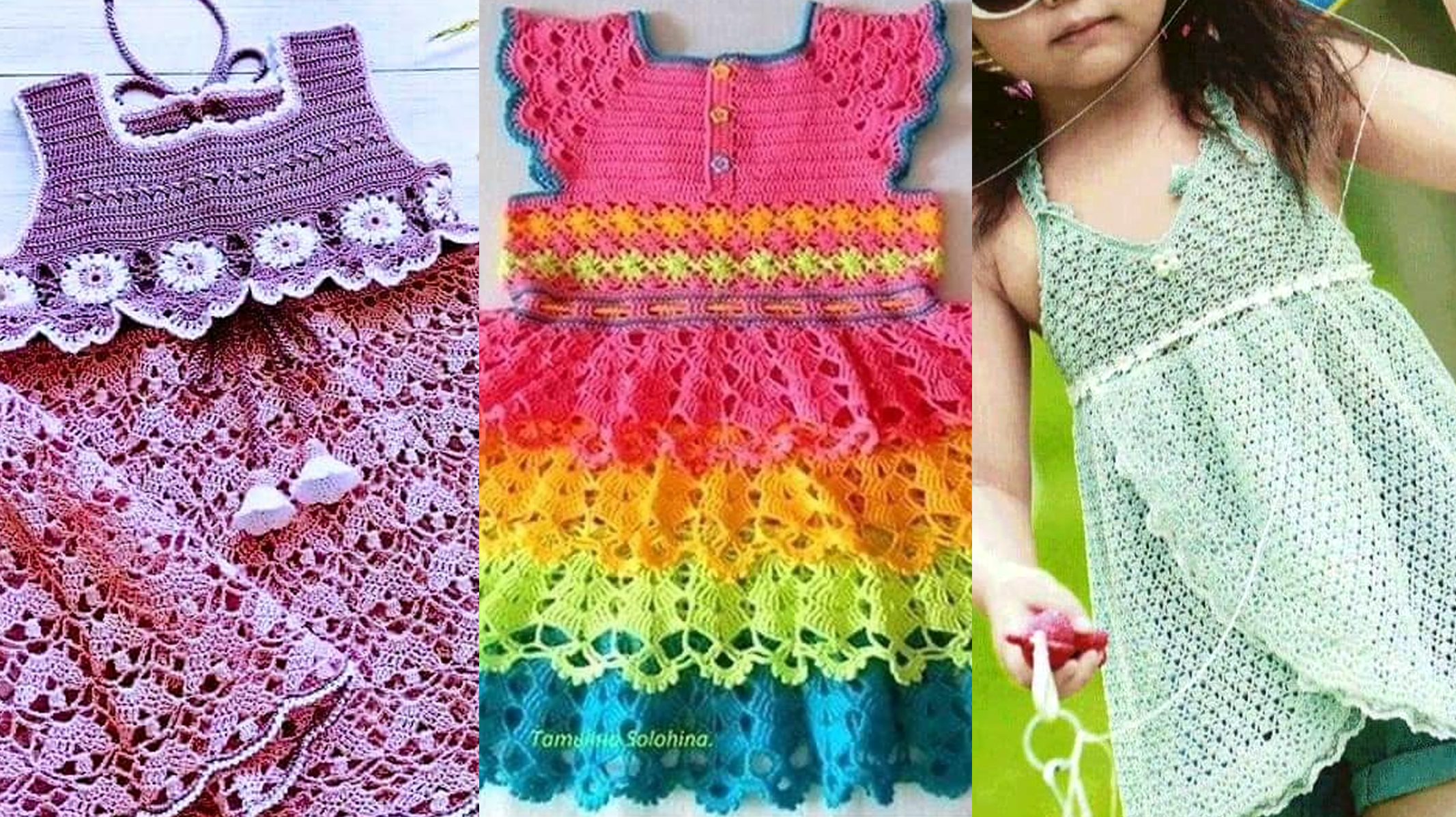 Vestidos de Crochê e Tricô Infantil: Encanto e Conforto para os Pequenos