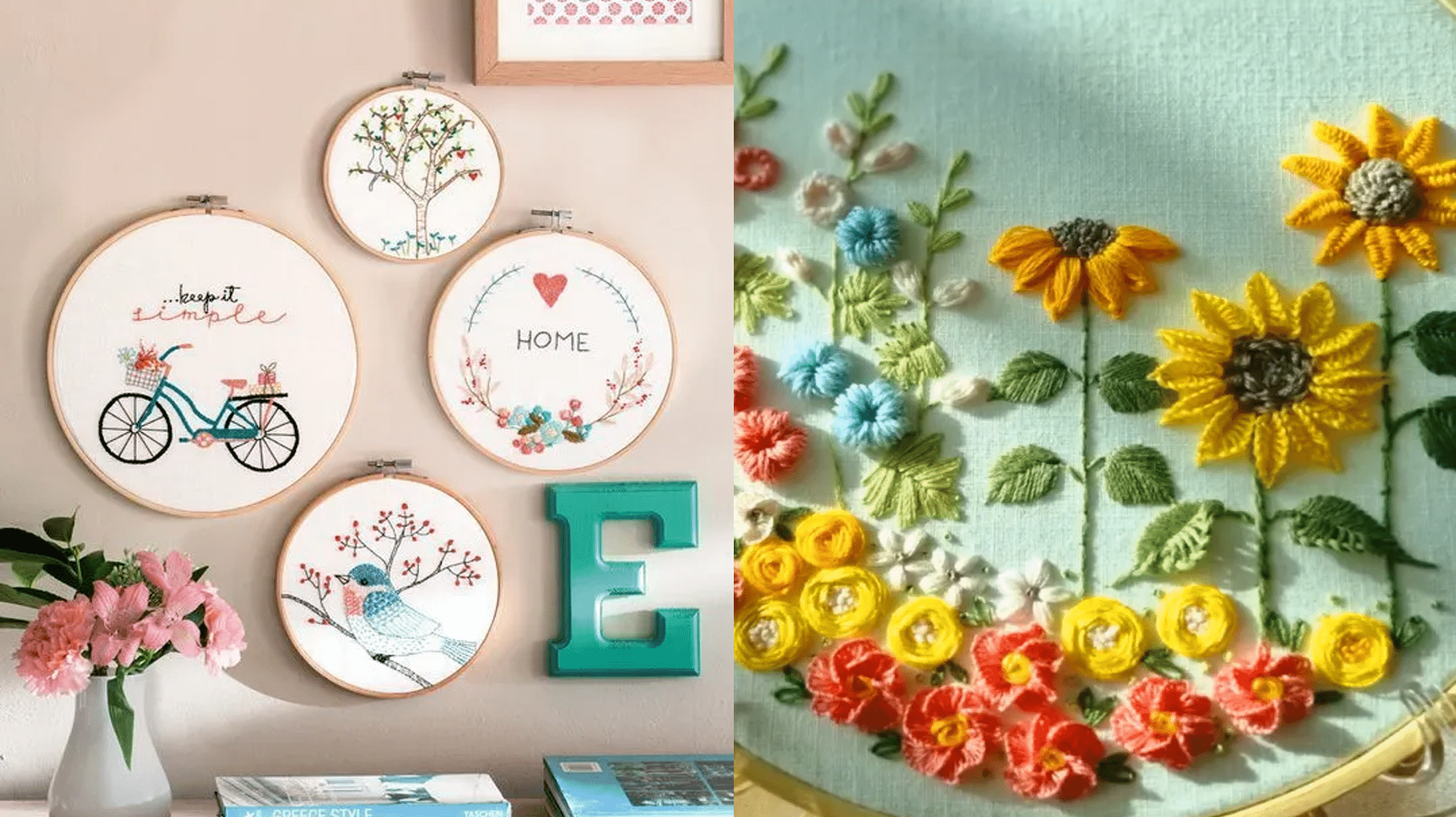 Transforme Sua Decoração com Bordados em Quadros