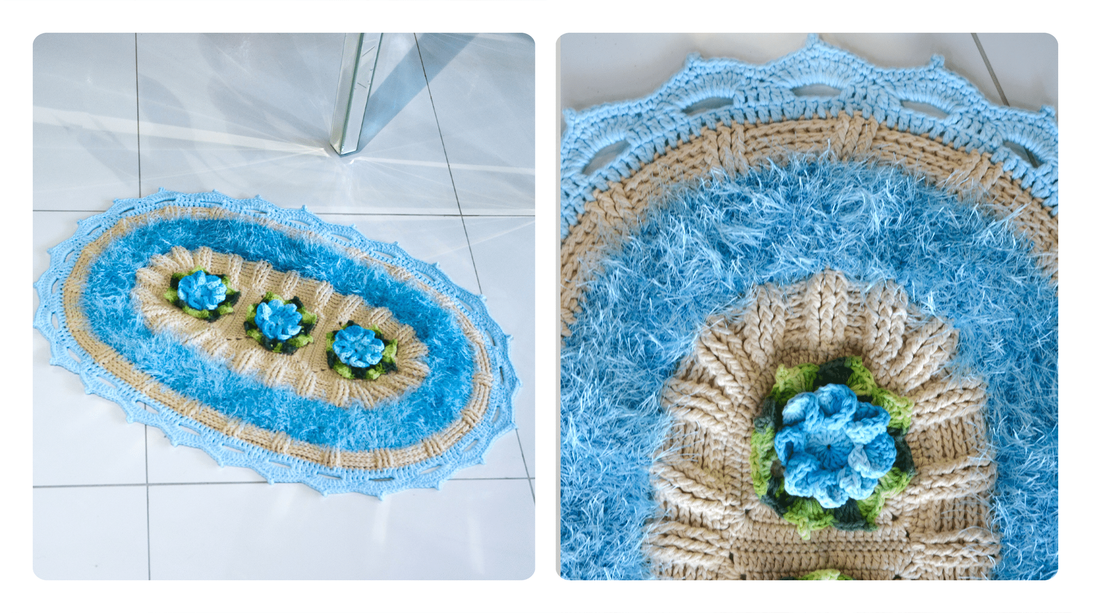 Receita Tapete de Crochê Oceano: Beleza Artesanal para a Sua Casa