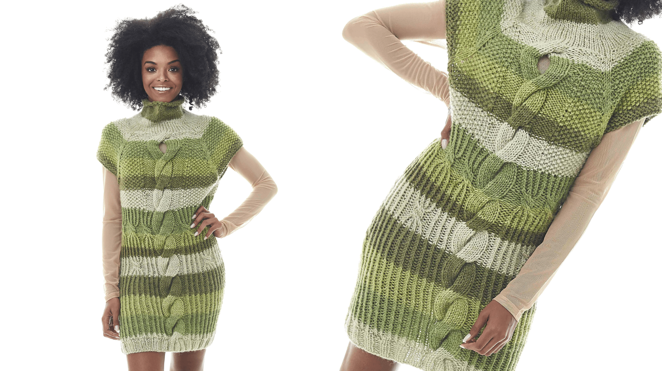 Receita Vestido de Tricô Colorpull: Estilo e Conforto em Uma Peça Única
