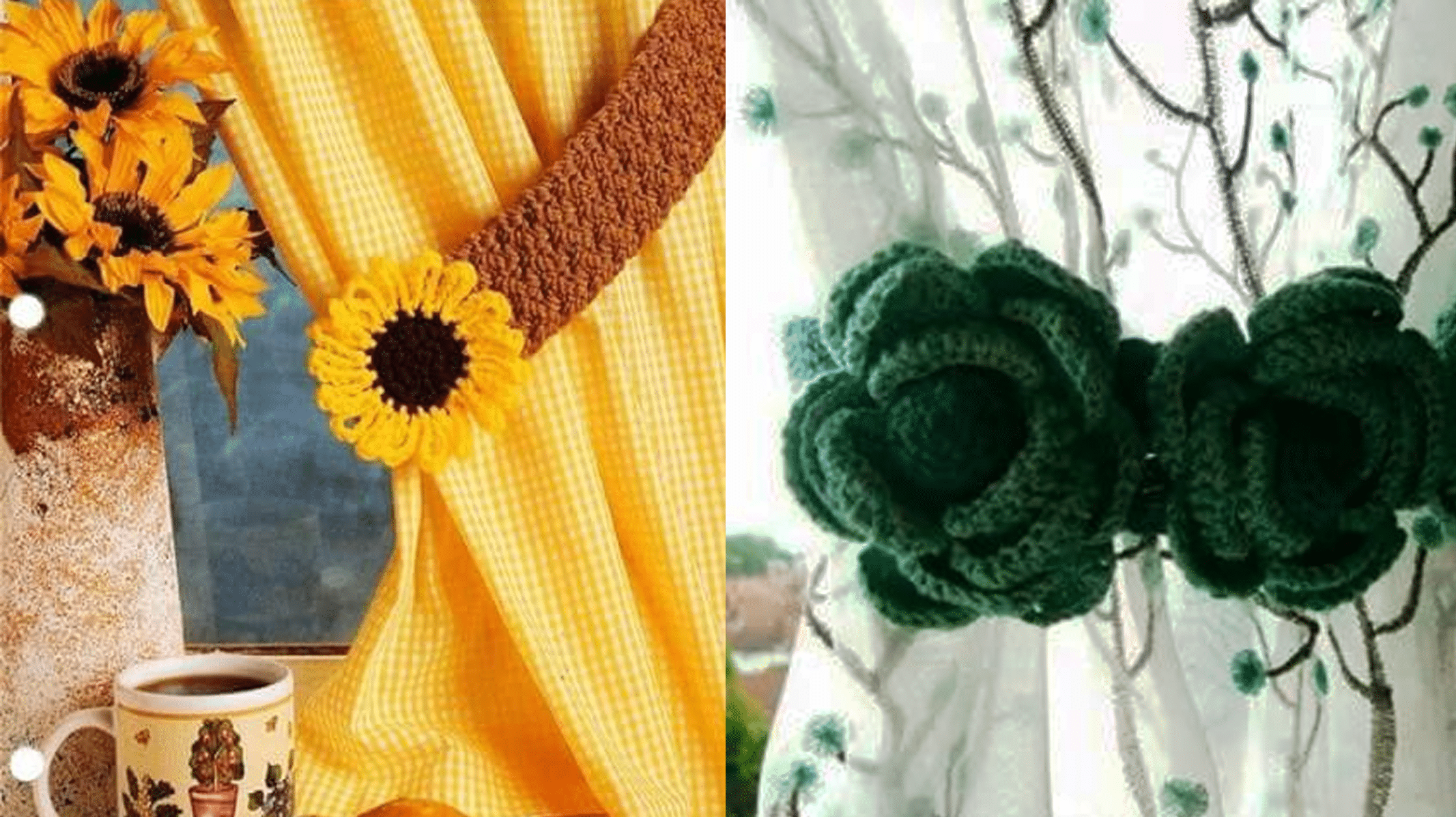 Prendedores de Cortinas em Crochê: Um Toque de Charme e Funcionalidade!