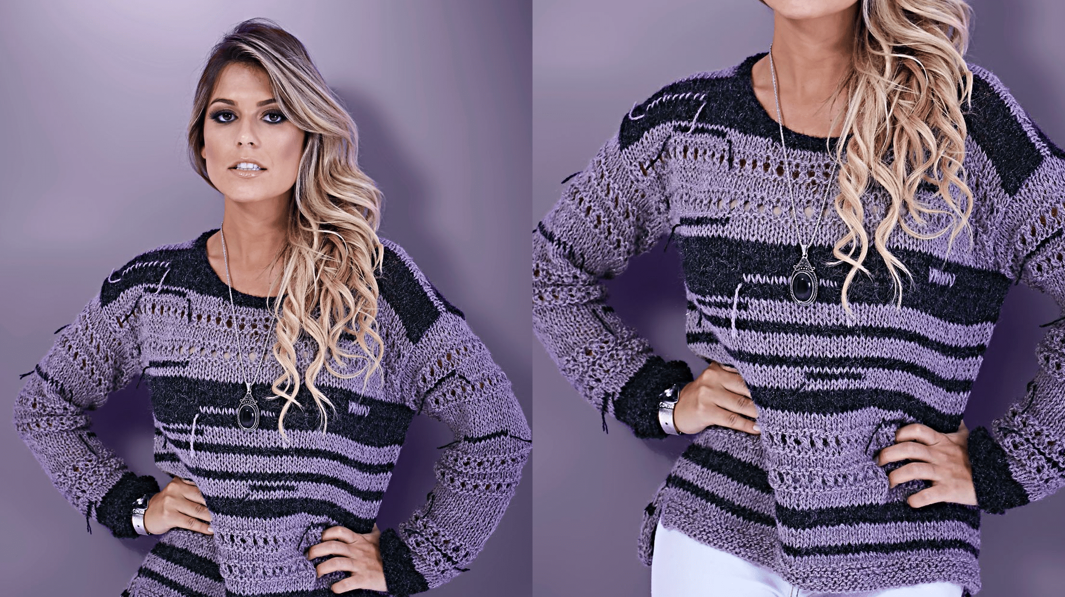 Receita Blusa de Tricô Listrada Alice: Elegância e Conforto em Cada Detalhe