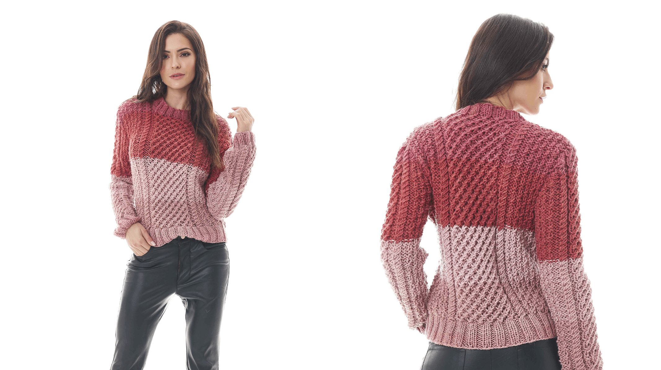 Receita Blusa de Tricô Degradê Rosa: Elegância e Delicadeza em Uma Só Peça