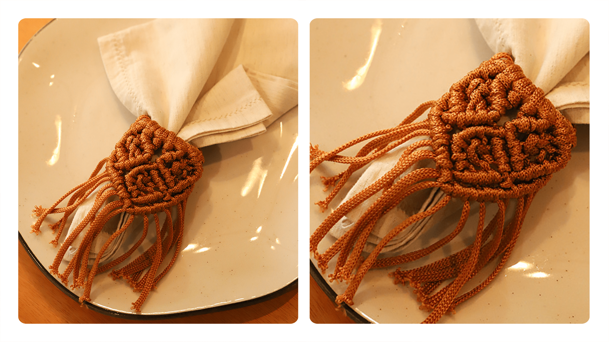 Porta-Guardanapo de Crochê Náutico: Toque Artesanal e Sofisticação à Mesa