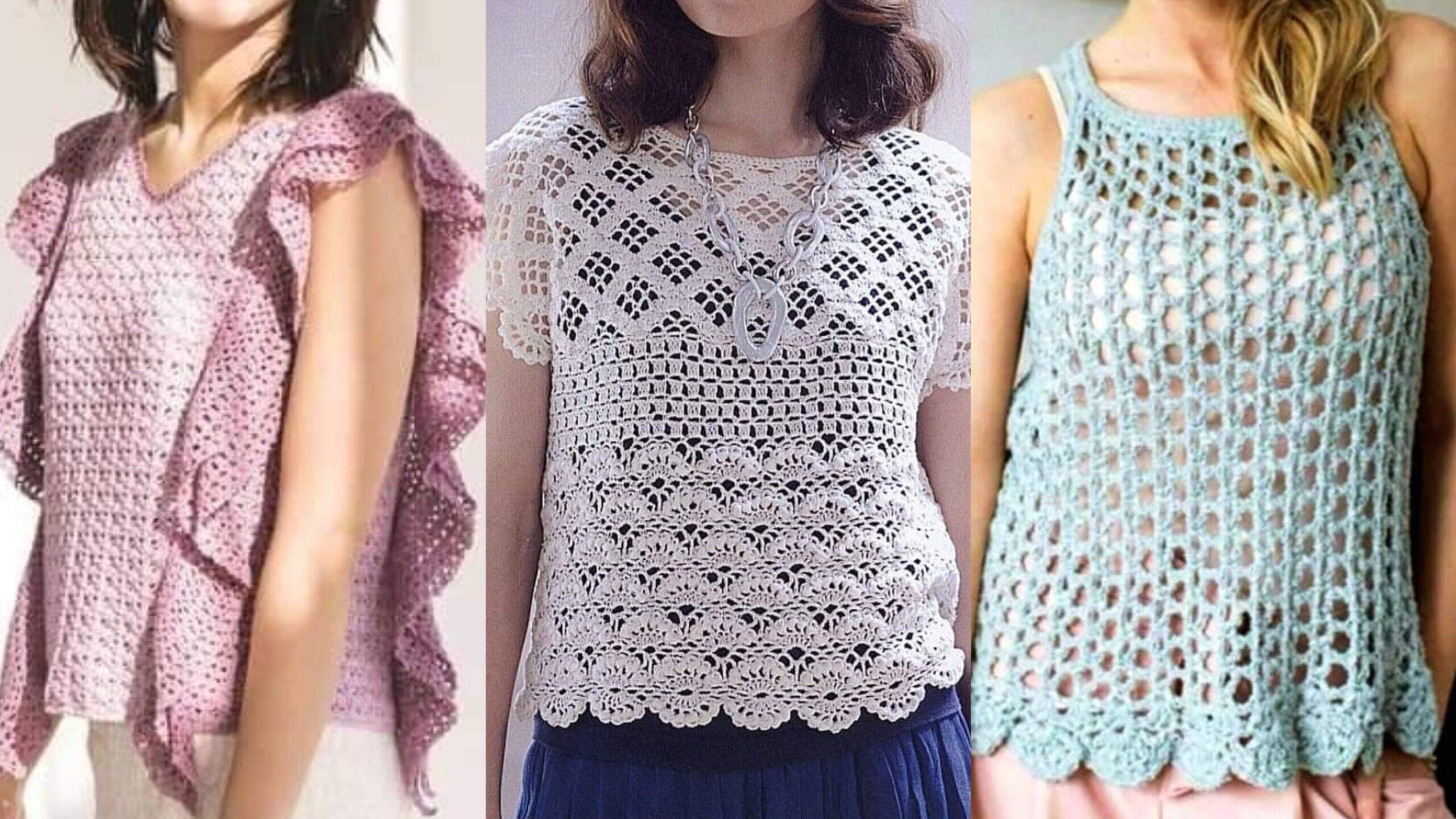 Da Praticidade ao Design Artesanal: O Impacto das Regatinhas e Blusas de Crochê na Moda