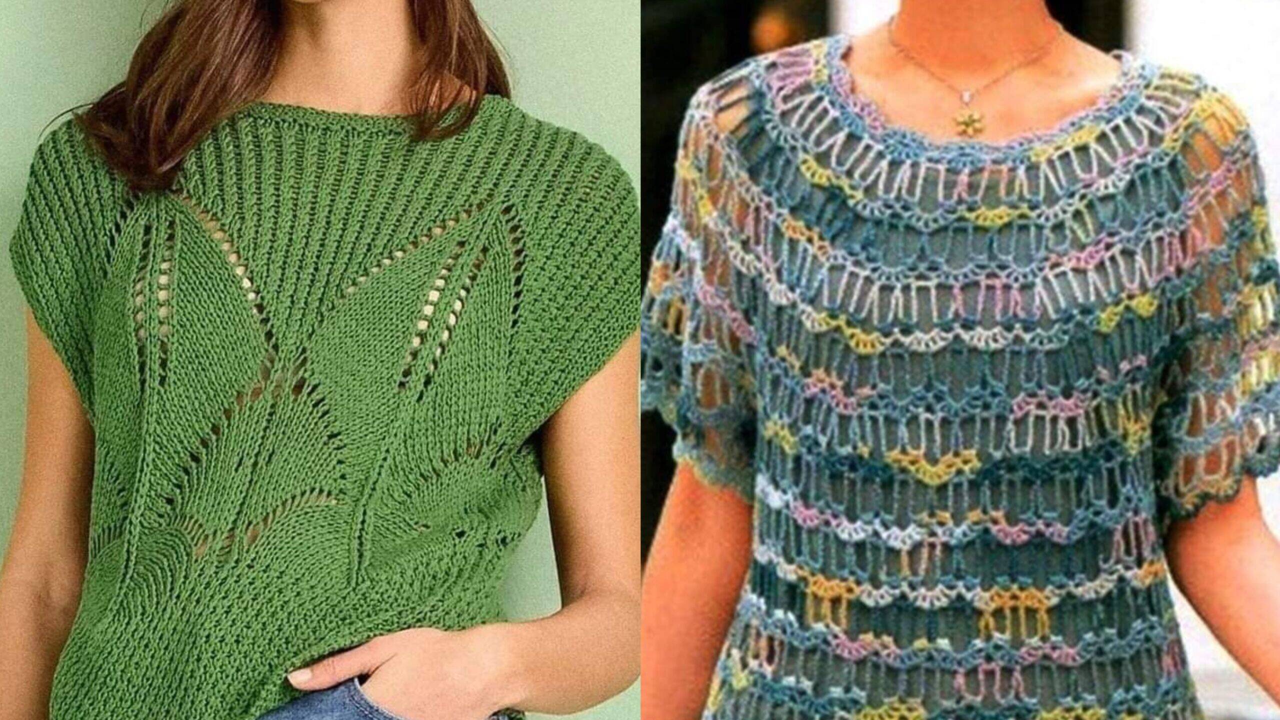 O Encanto das Blusas de Crochê e Tricô: Peças Artesanais que Fazem a Diferença