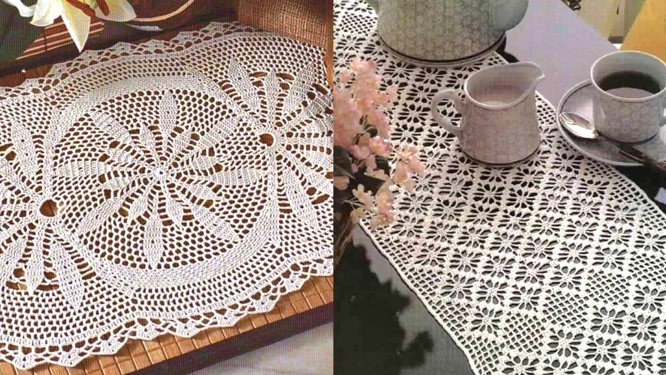 Caminhos de Mesa em Crochê com Gráficos: Inspirações e Modelos para Começar Suas Criações