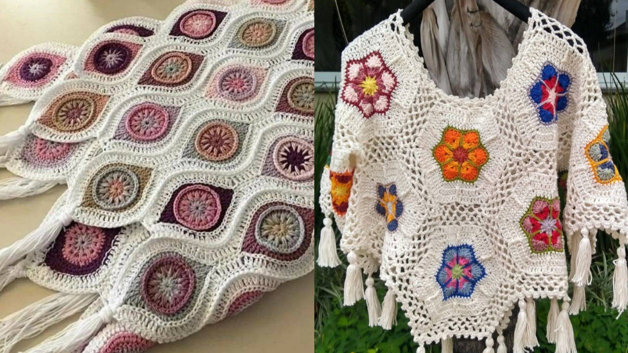 Crochê de Luxo: Ideias Imperdíveis com Flor Africana em Crochê