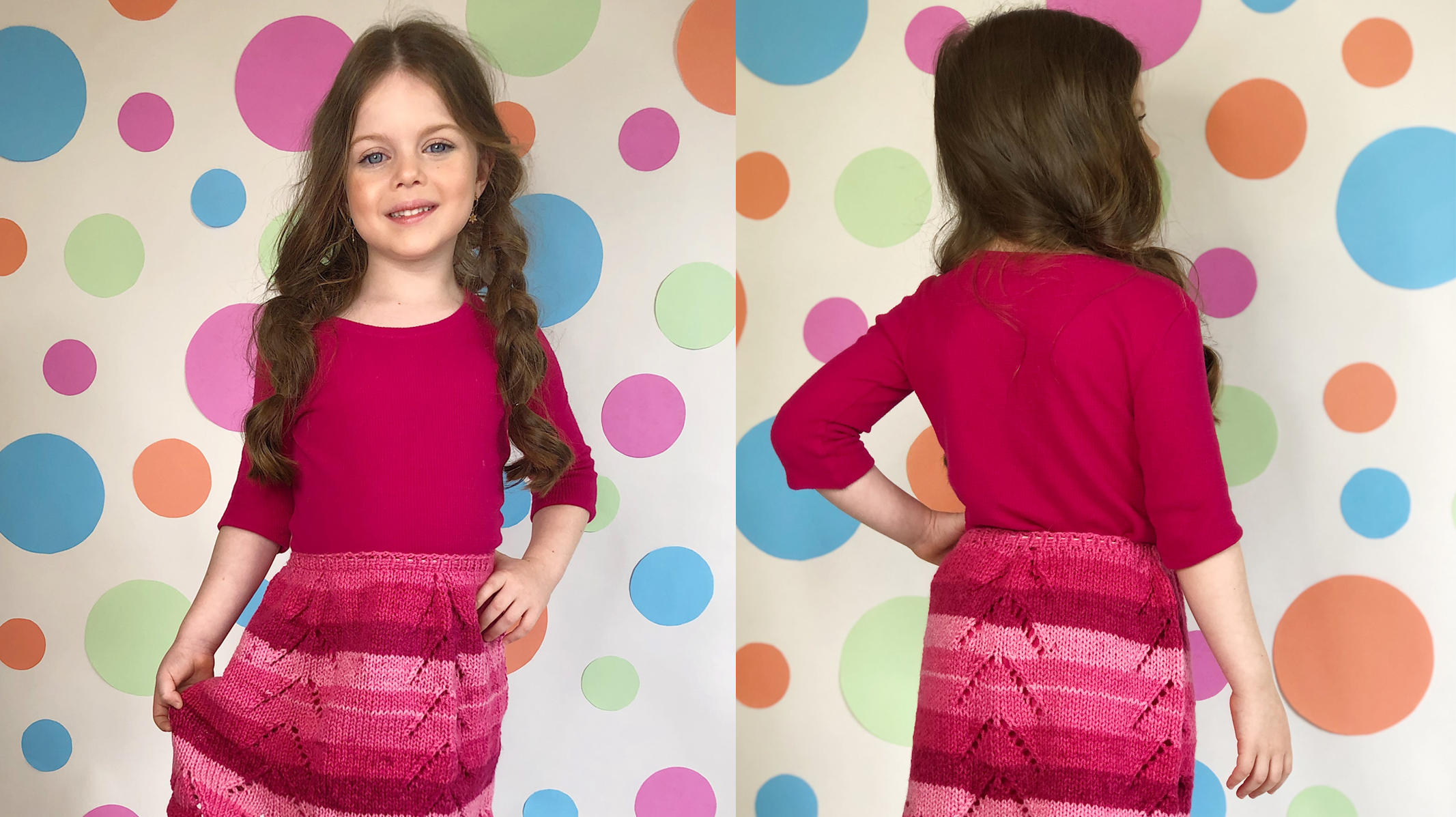 Saia de Tricô Infantil Mini Cake: Estilo e Conforto para as Pequenas