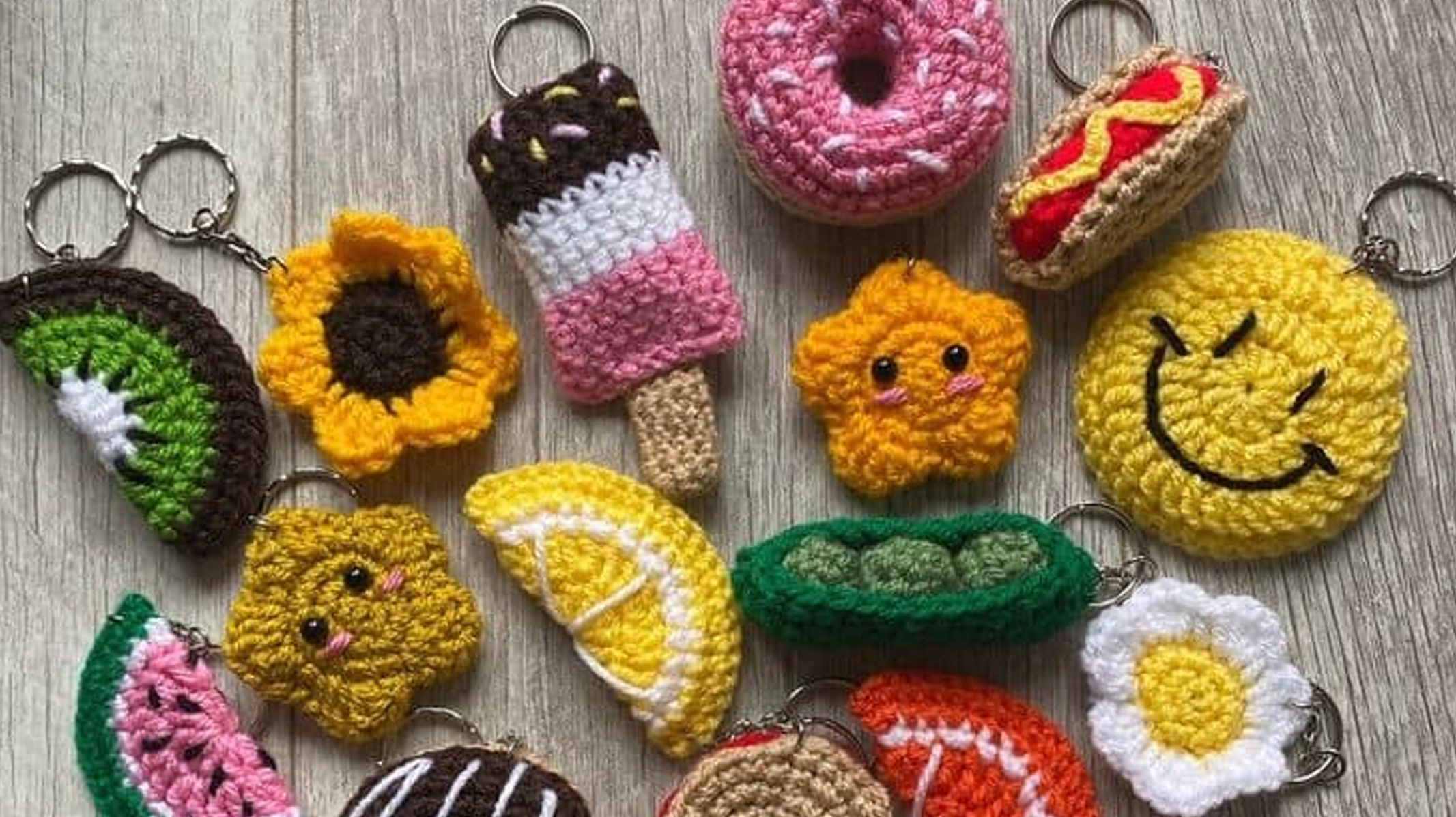 Ideias de Crochê Criativo – Chaveiros de Crochê Fofíssimos Utilizando a Técnica Amigurumi