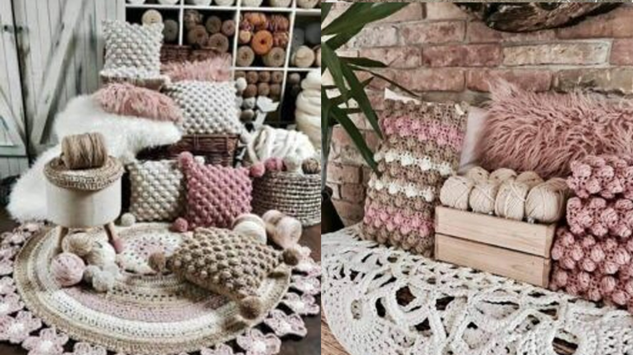 Almofadas em Crochê de Luxo: Charme Artesanal e Conforto para sua Casa!
