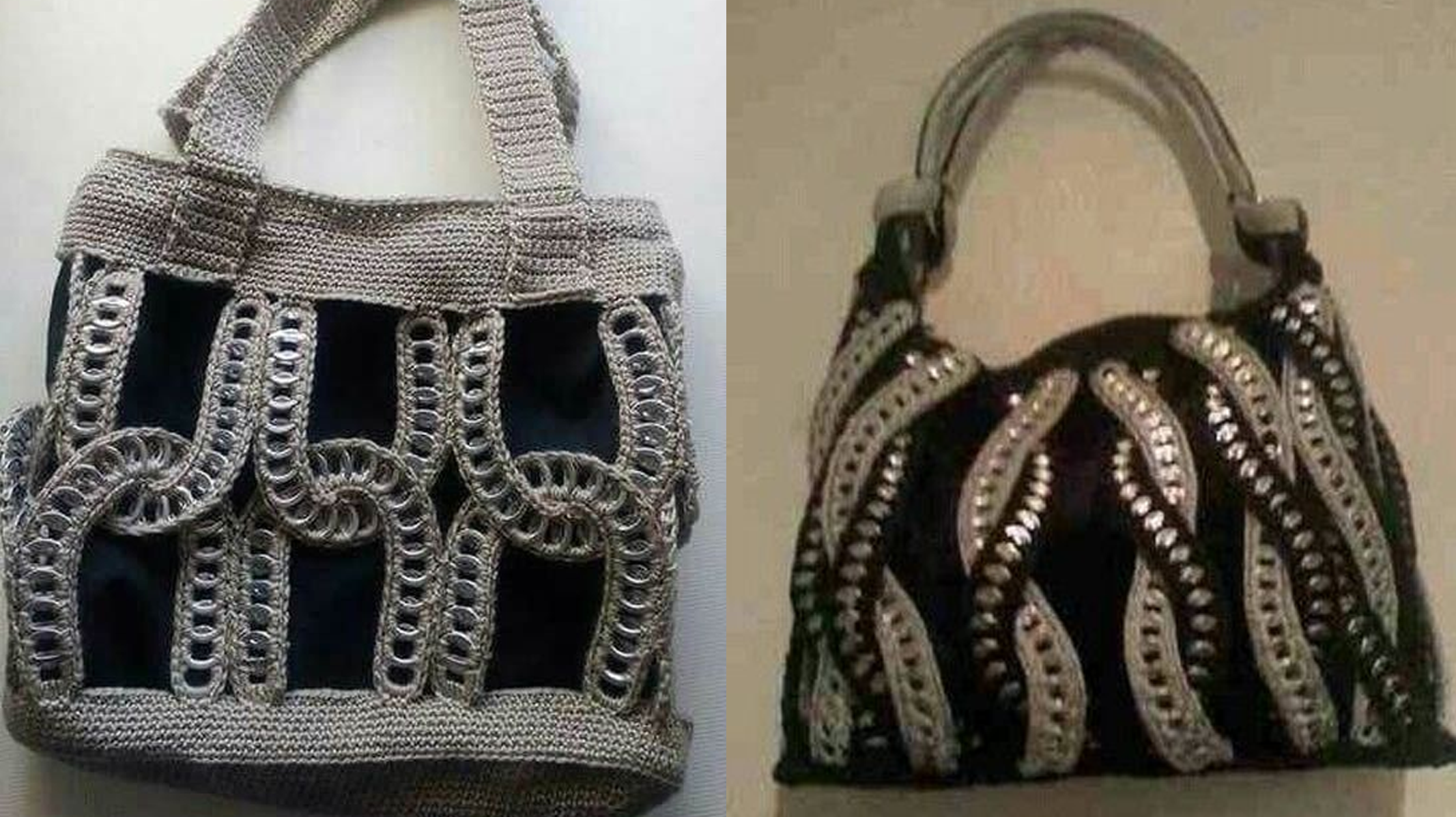 Como Fazer Bolsas Lindas e Lucrativas com Lacre de Latinha