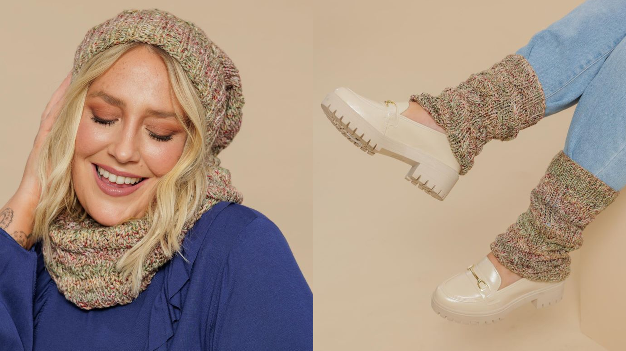 Conjunto de Tricô Inverno Cromo: Elegância e Conforto para os Dias Frios