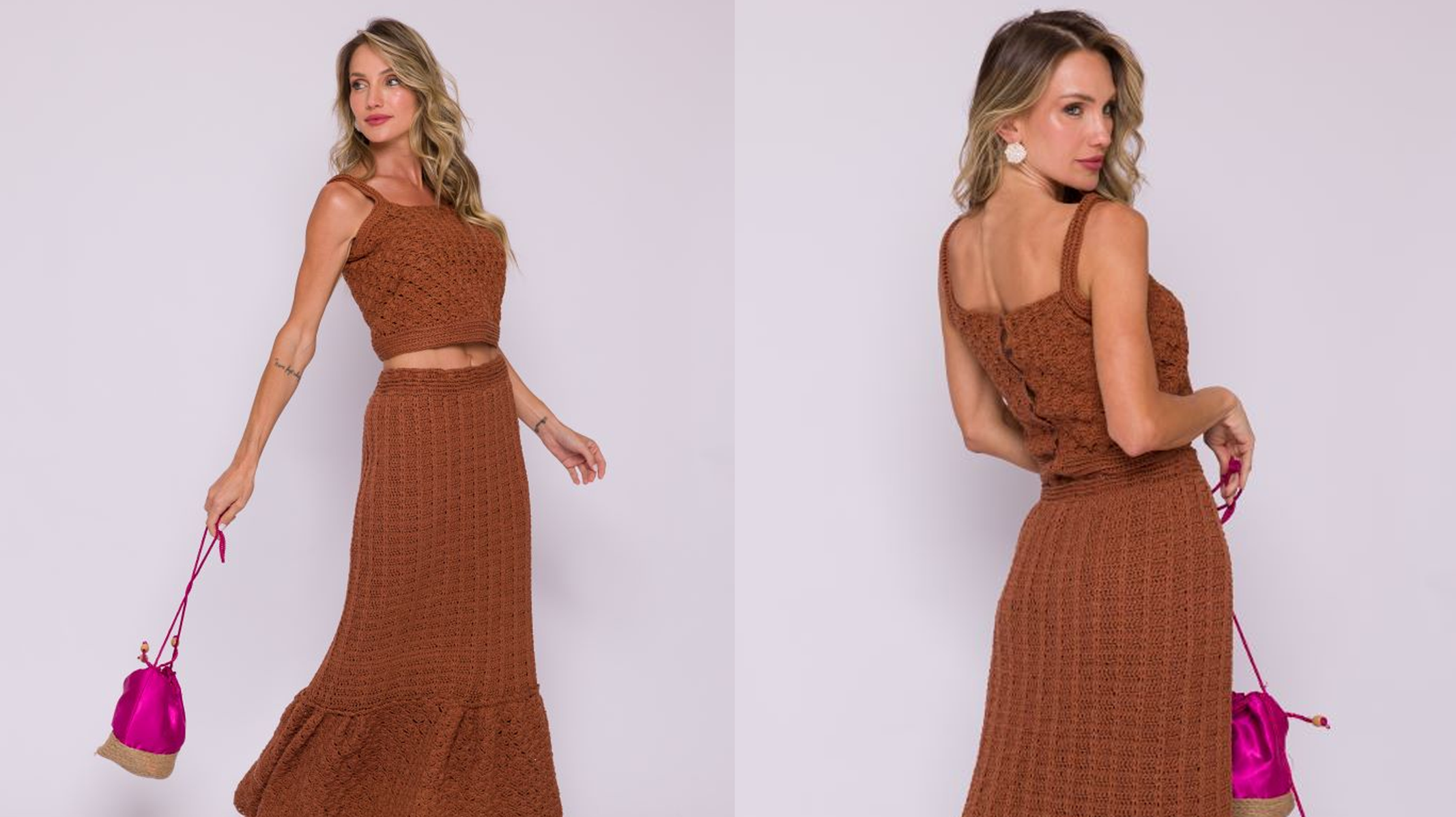 Conjunto de Crochê Estância: Charme e Conforto em Cada Ponto