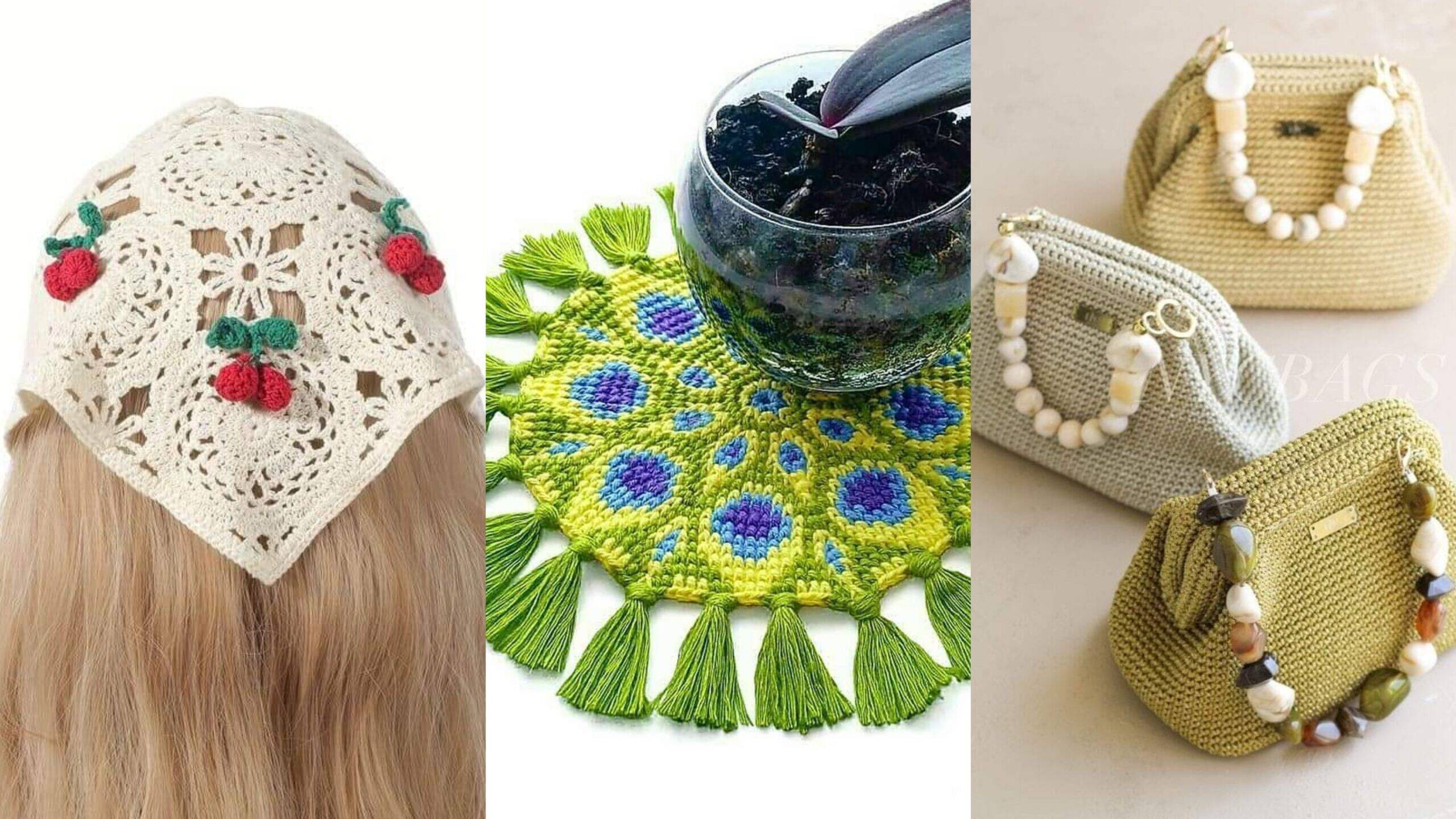 DIY Crochê Criativo: 31 Ideias para Transformar Fios em Peças Únicas e Funcionais