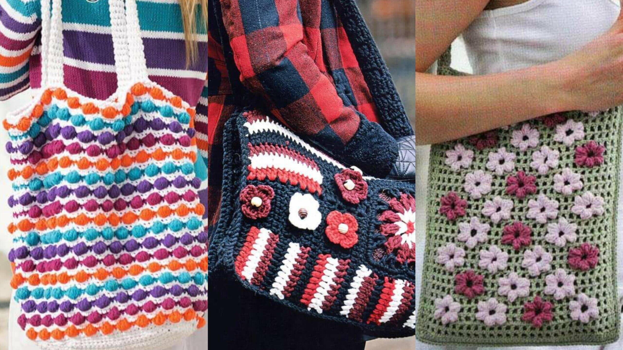 Bolsas com Padrões de Crochê Grátis: Uma Combinação de Estilo, Sustentabilidade e Artesanato