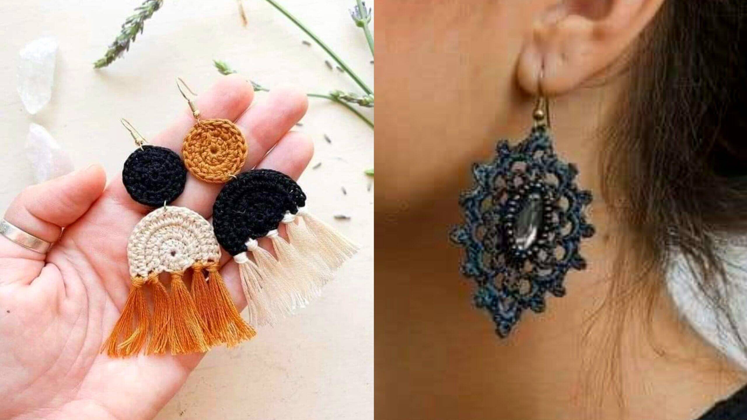 Brincos Artesanais em Crochê: Uma Tendência Elegante e Sustentável