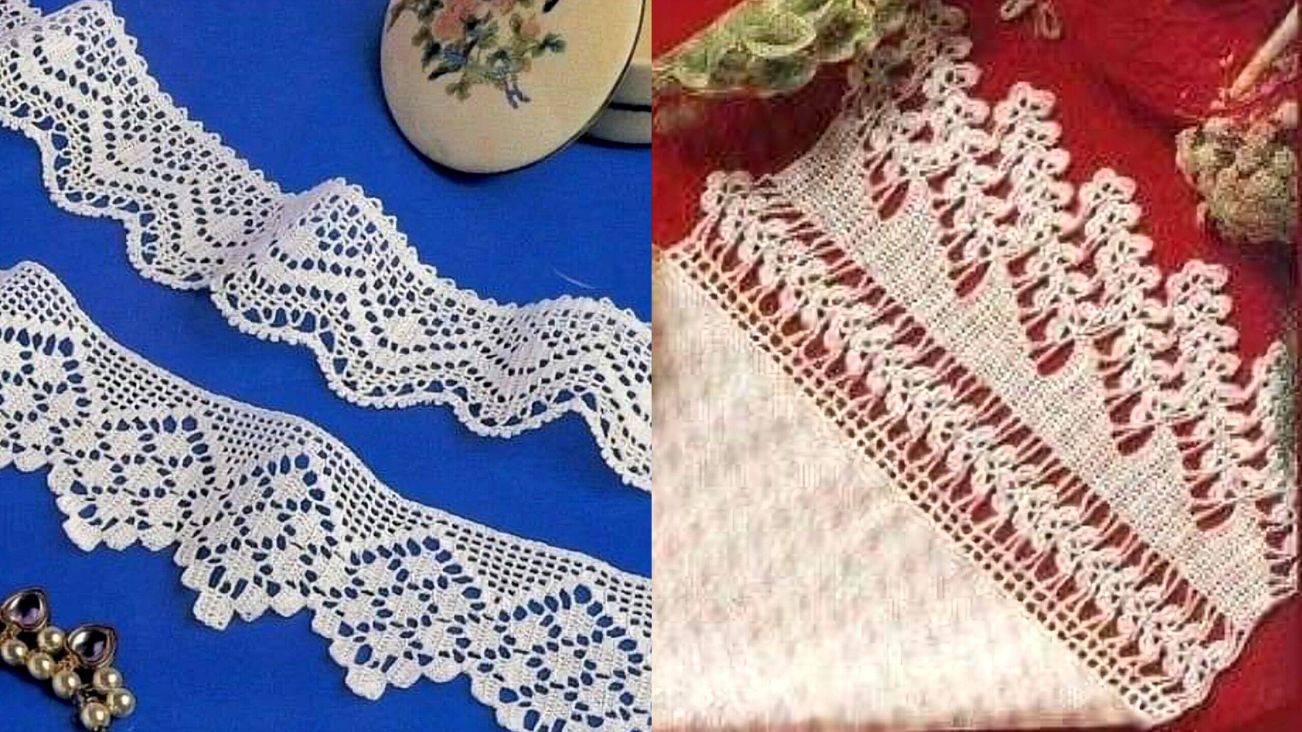 14 Bicos de Crochê com Gráficos: Beleza e Delicadeza em Cada Detalhe