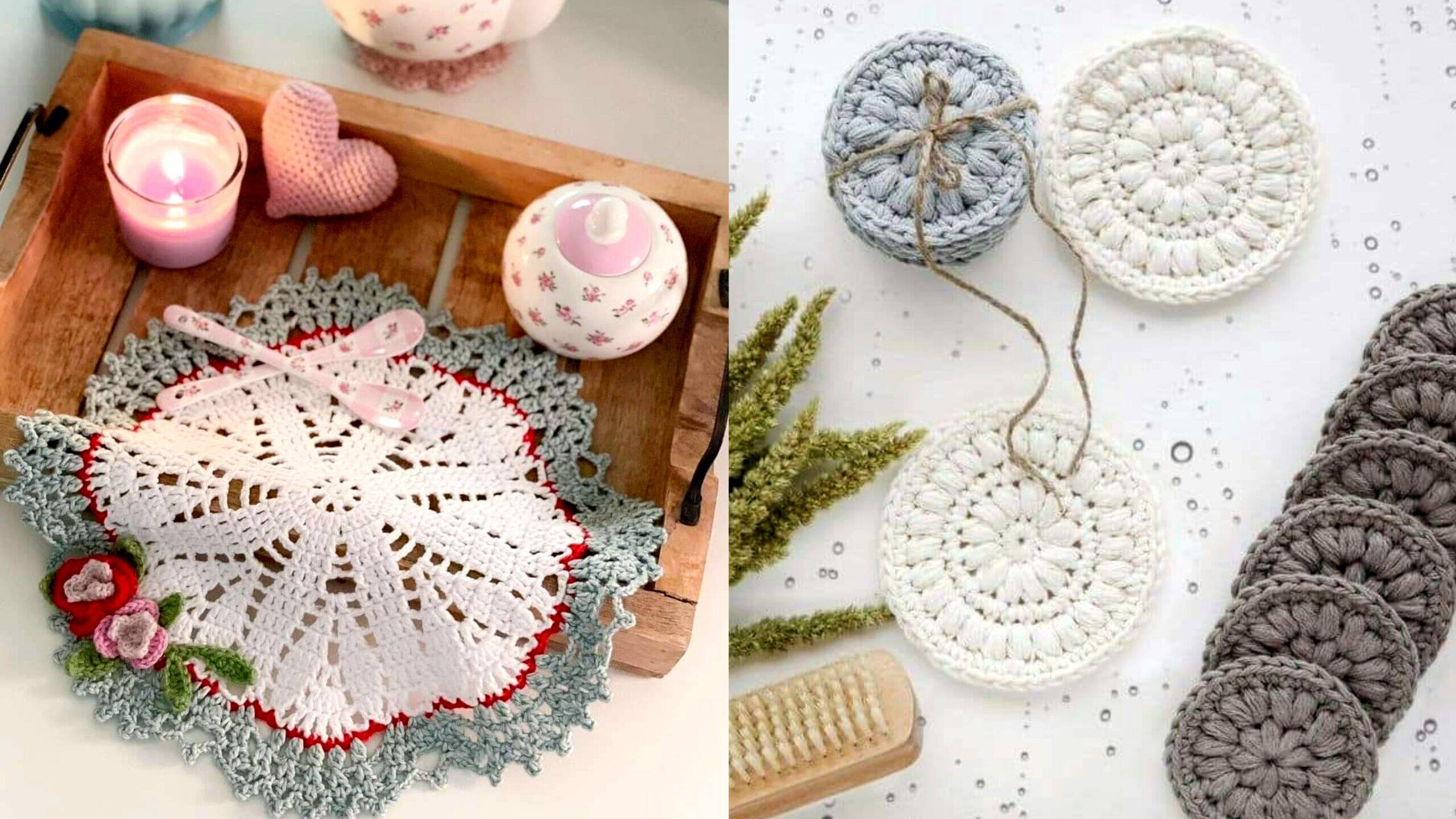Sousplat e Porta Copos em Crochê: Elegância e Funcionalidade para Sua Mesa