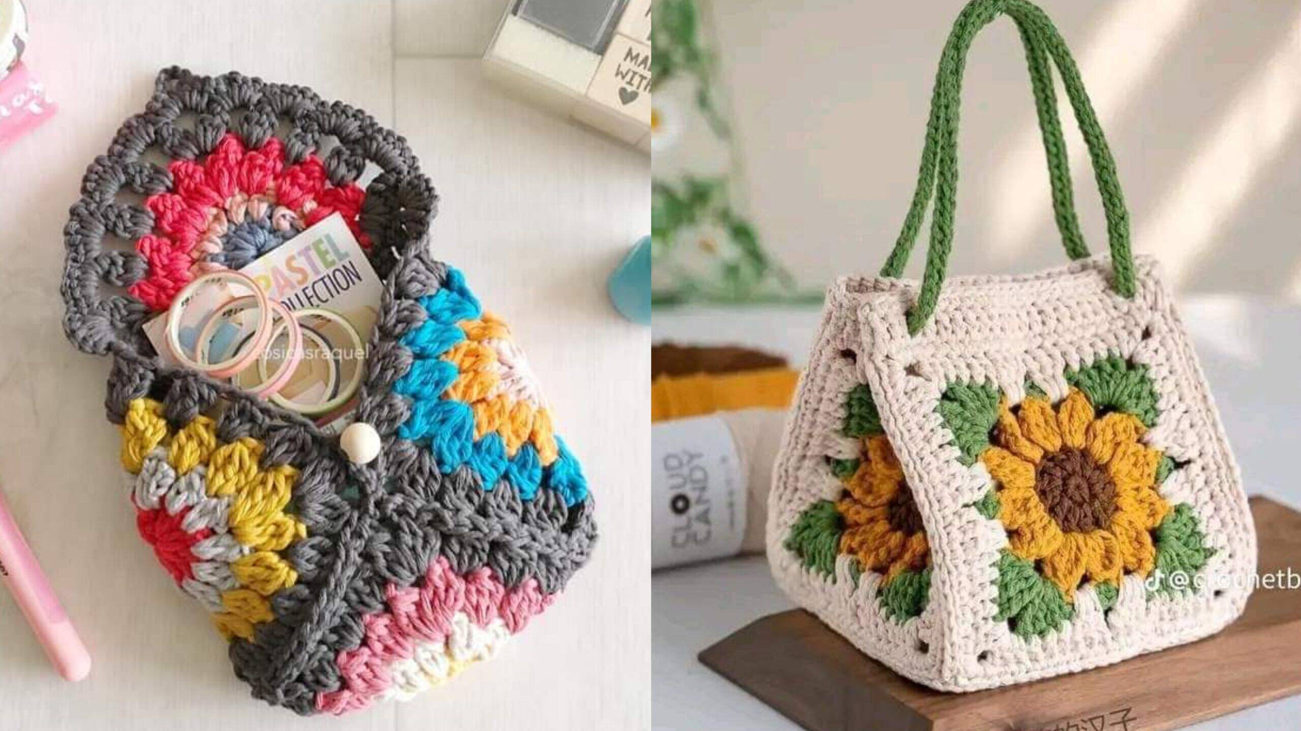 Bolsas de Crochê para Iniciantes: Modelos Lindos e Super Fáceis de Fazer