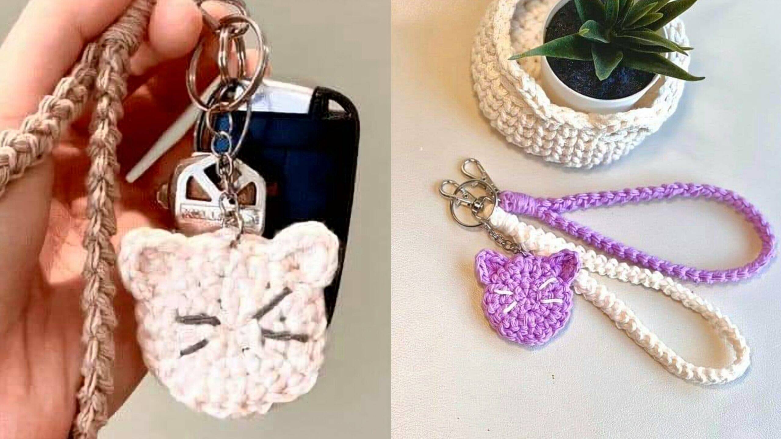 Chaveiros de Gatinho em Crochê: Um Toque de Charme e Personalidade