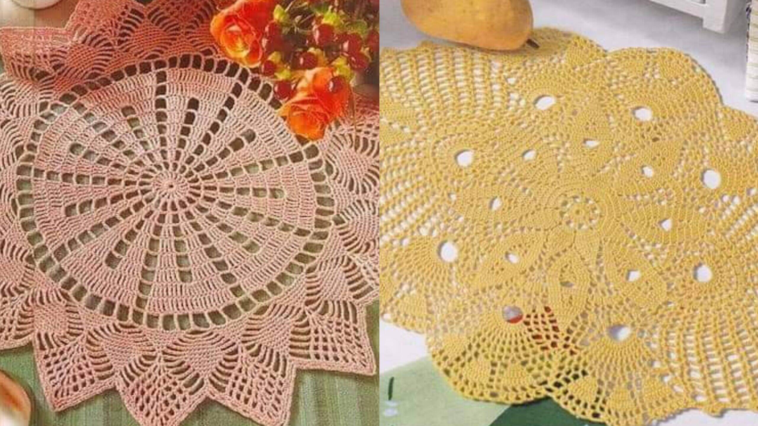 18 Centros de Mesa em Crochê: Modelos Elegantes com Gráficos e Tutorial