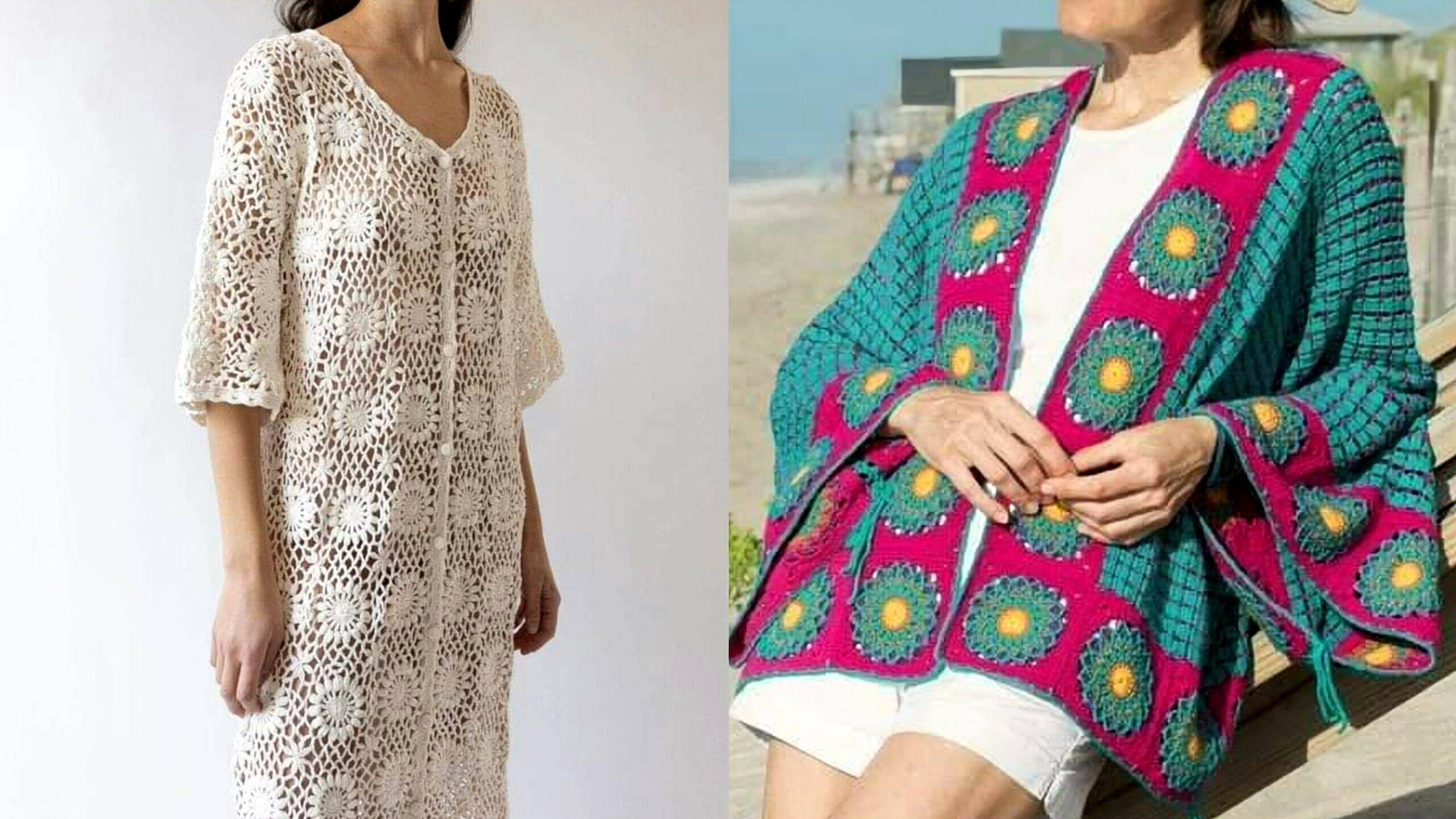 Crochê de Luxo: 11 Modelos Encantadores de com Squares e Gráficos para Despertar sua Criatividade